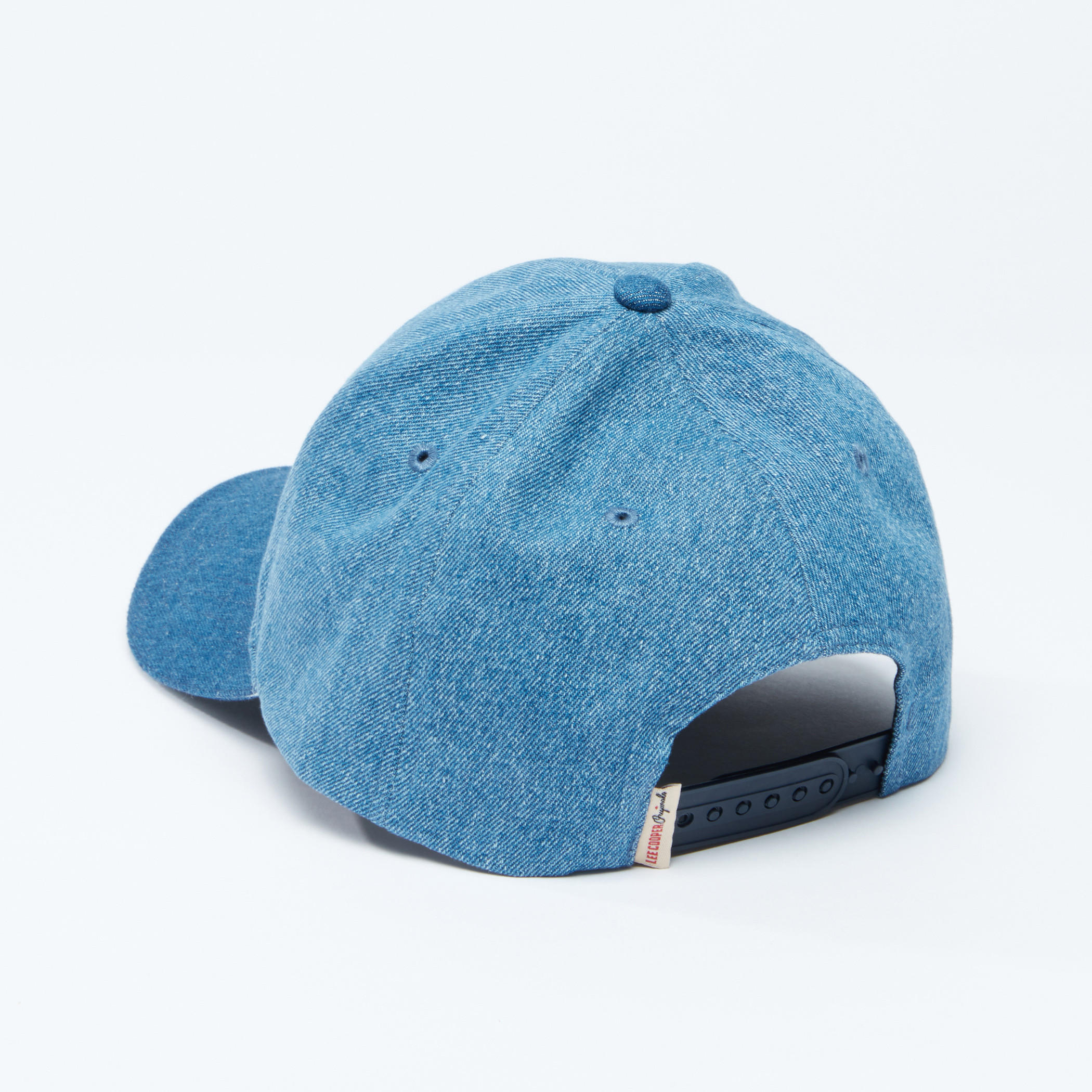 Lee Cooper Embroidered Cap with Snap Closure-men-caps-image-3