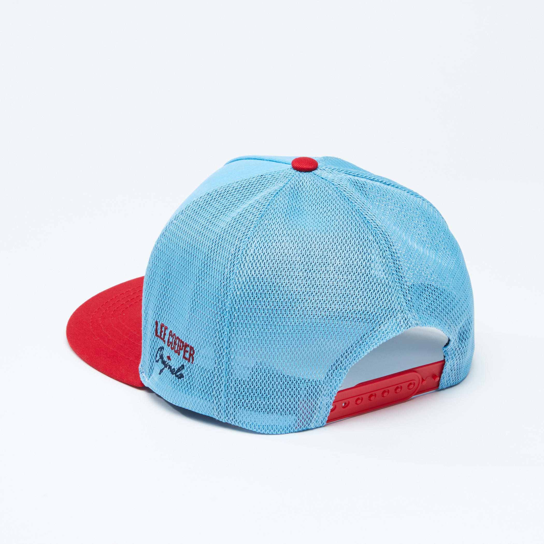 Lee Cooper Mesh Cap with Snap Closure-men-caps-image-3