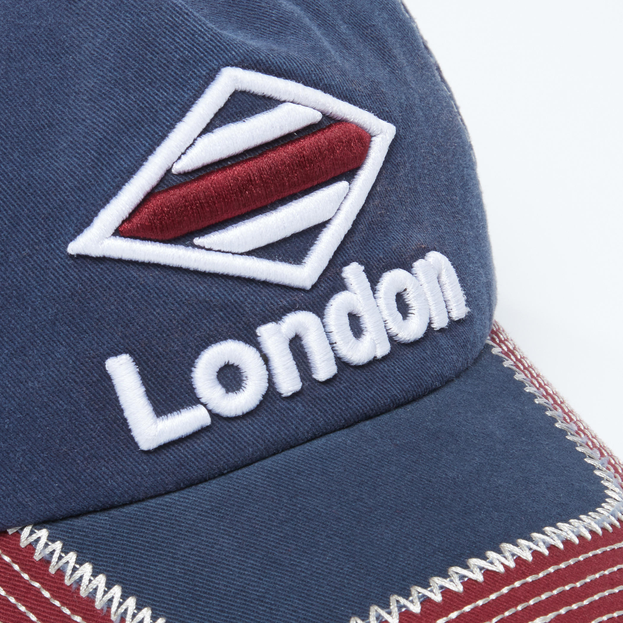 Lee Cooper Embroidered Cap with Snap Closure-men-caps-image-4