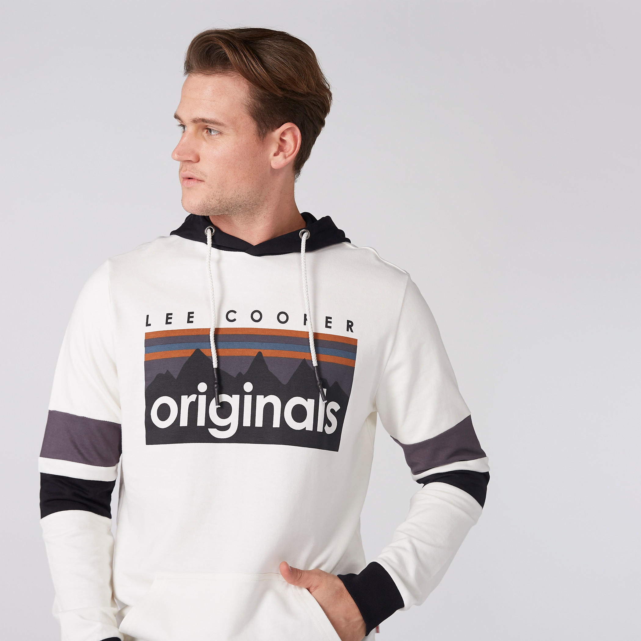 Lee Cooper Printed Sweatshirt with Long Sleeves-men-winterwear-hoodiesandsweatshirts-image-3