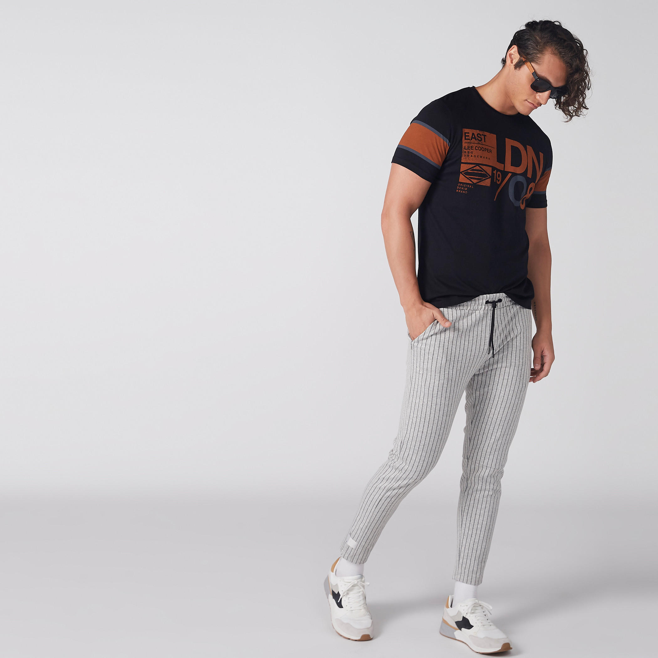 Printed T-Shirt with Crew Neck and Short Sleeves-men-clothing-tshirtsandpolos-tshirts-image-2