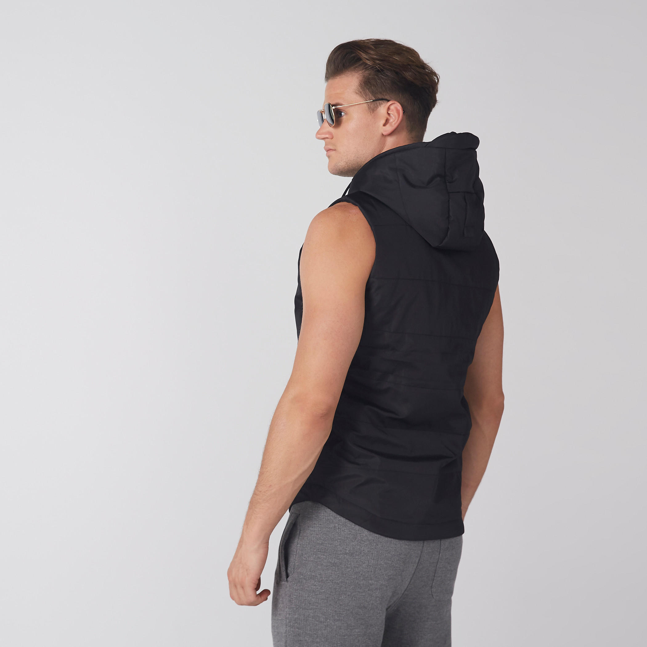 Sleeveless Jacket with Zip Closure and Hood-men-clothing-jacketsandblazers-jackets-image-4