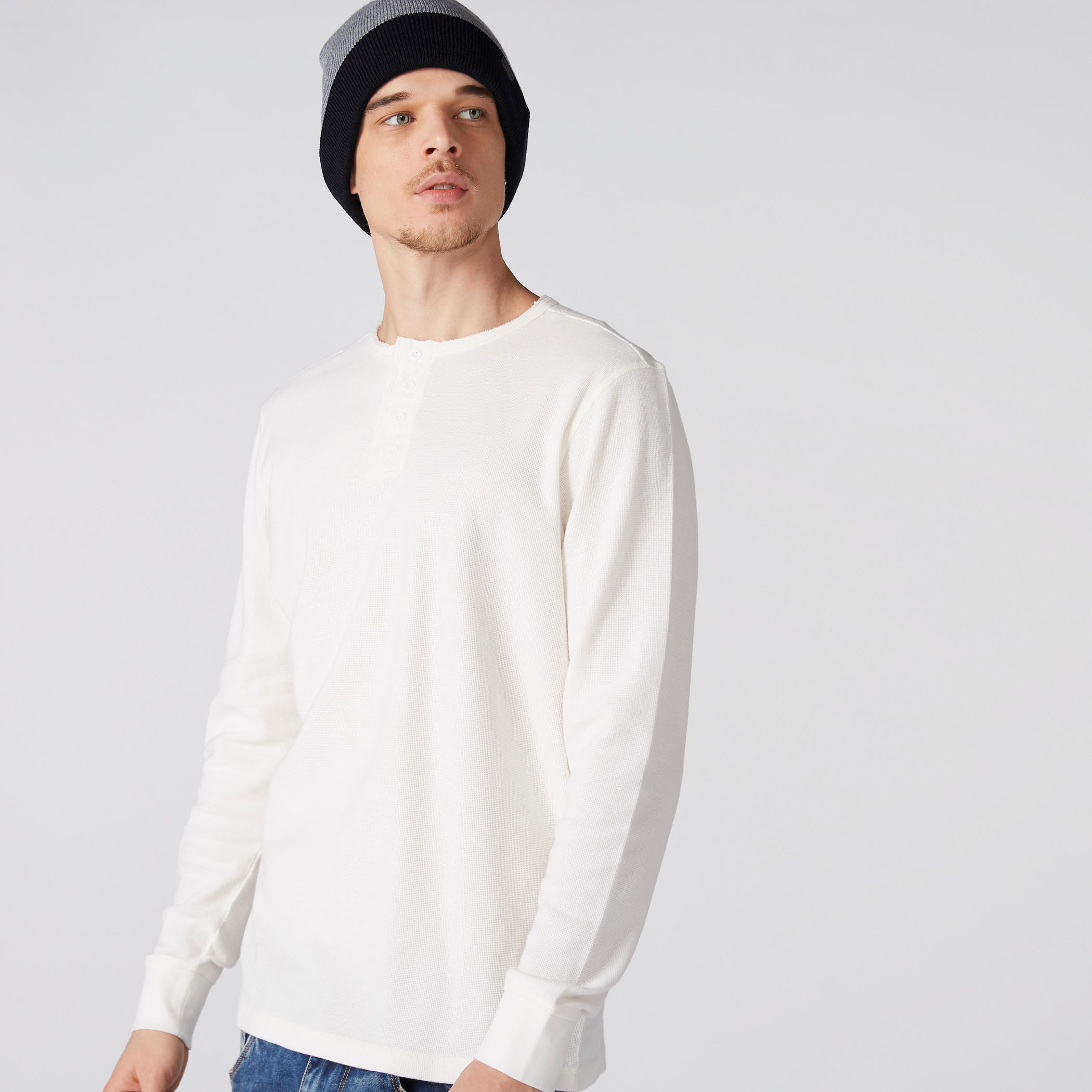 Long Sleeves T-Shirt with Henley Neck-men-clothing-tshirtsandpolos-tshirts-image-1