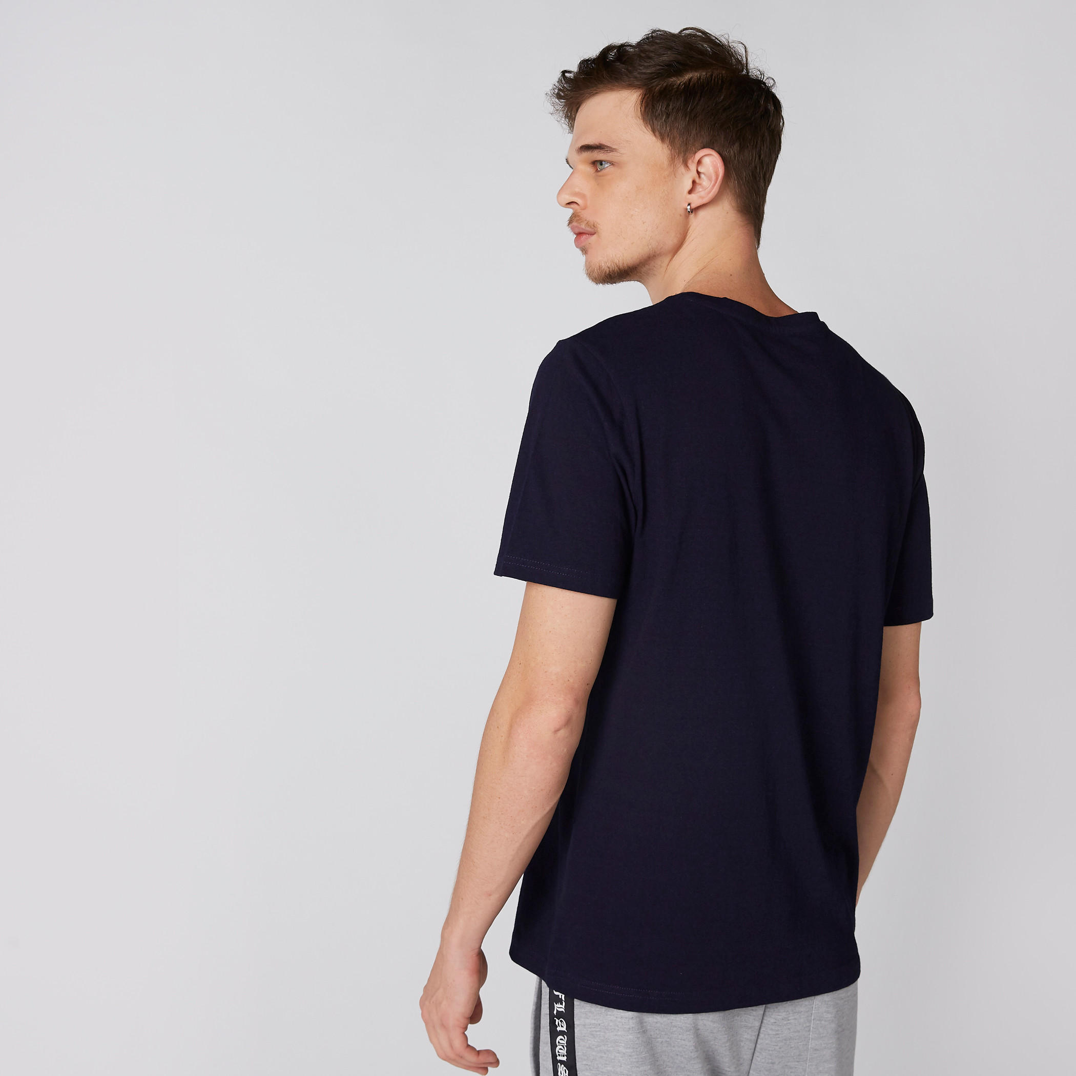 Round Neck T-Shirt with Short Sleeves-men-clothing-tshirtsandpolos-tshirts-image-2