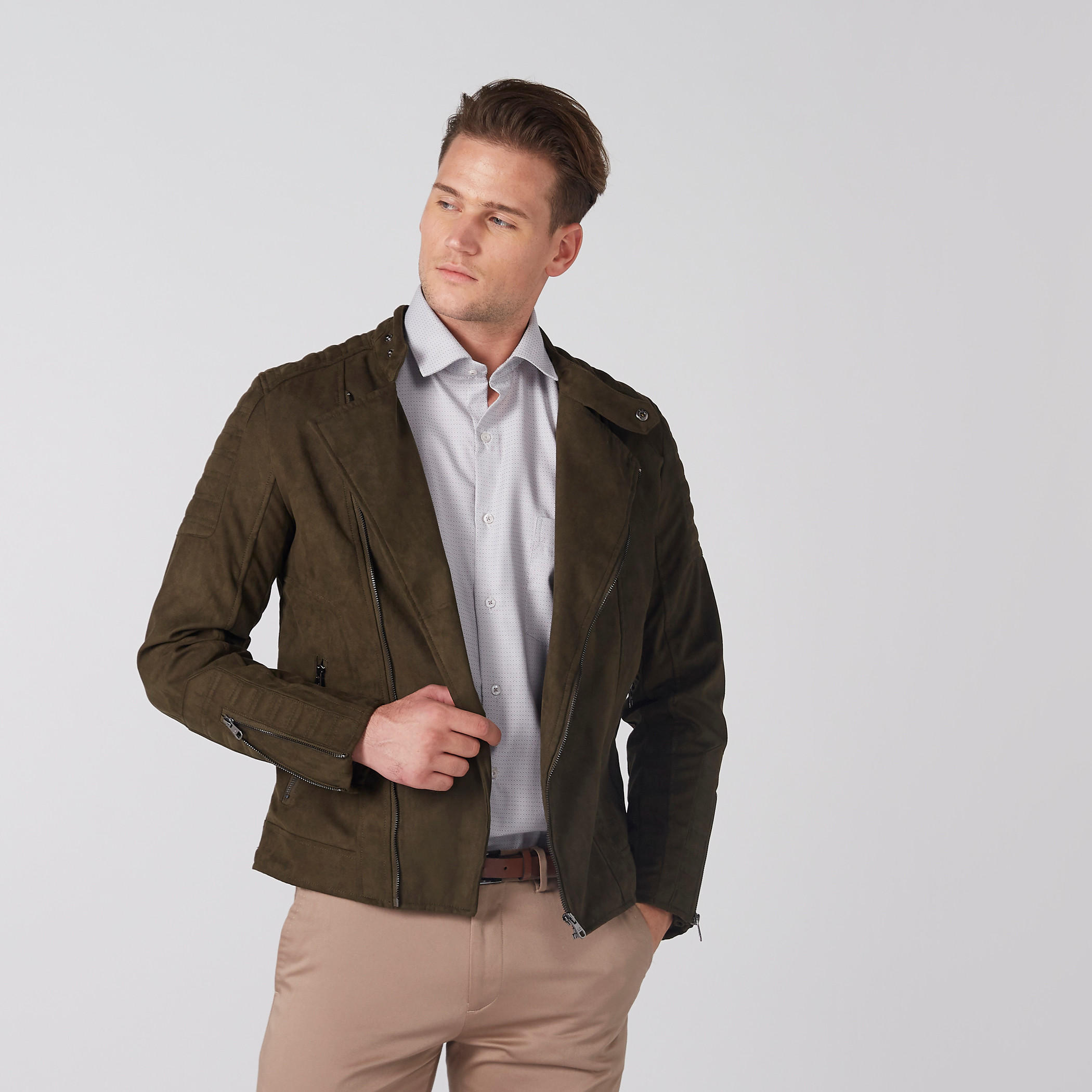 جاكيت بايكر بأكمام طويلة وسحّاب إغلاق-men-clothing-jacketsandblazers-jackets-image-1