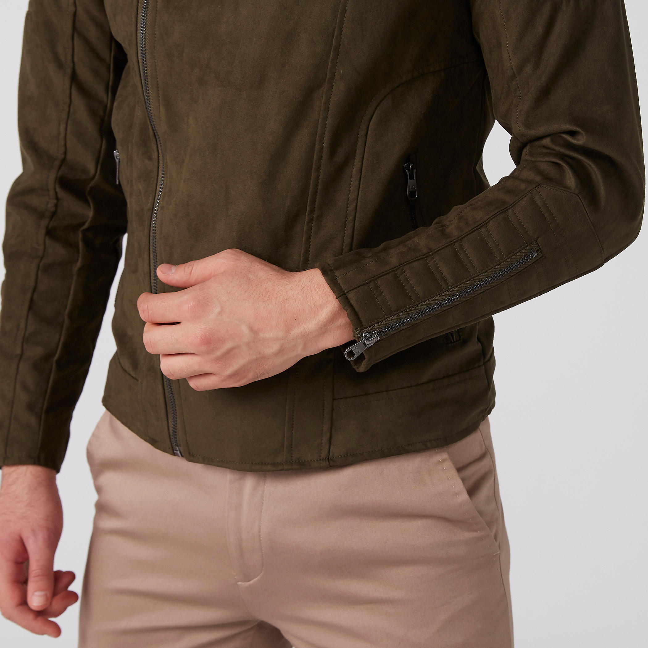 جاكيت بايكر بأكمام طويلة وسحّاب إغلاق-men-clothing-jacketsandblazers-jackets-image-2