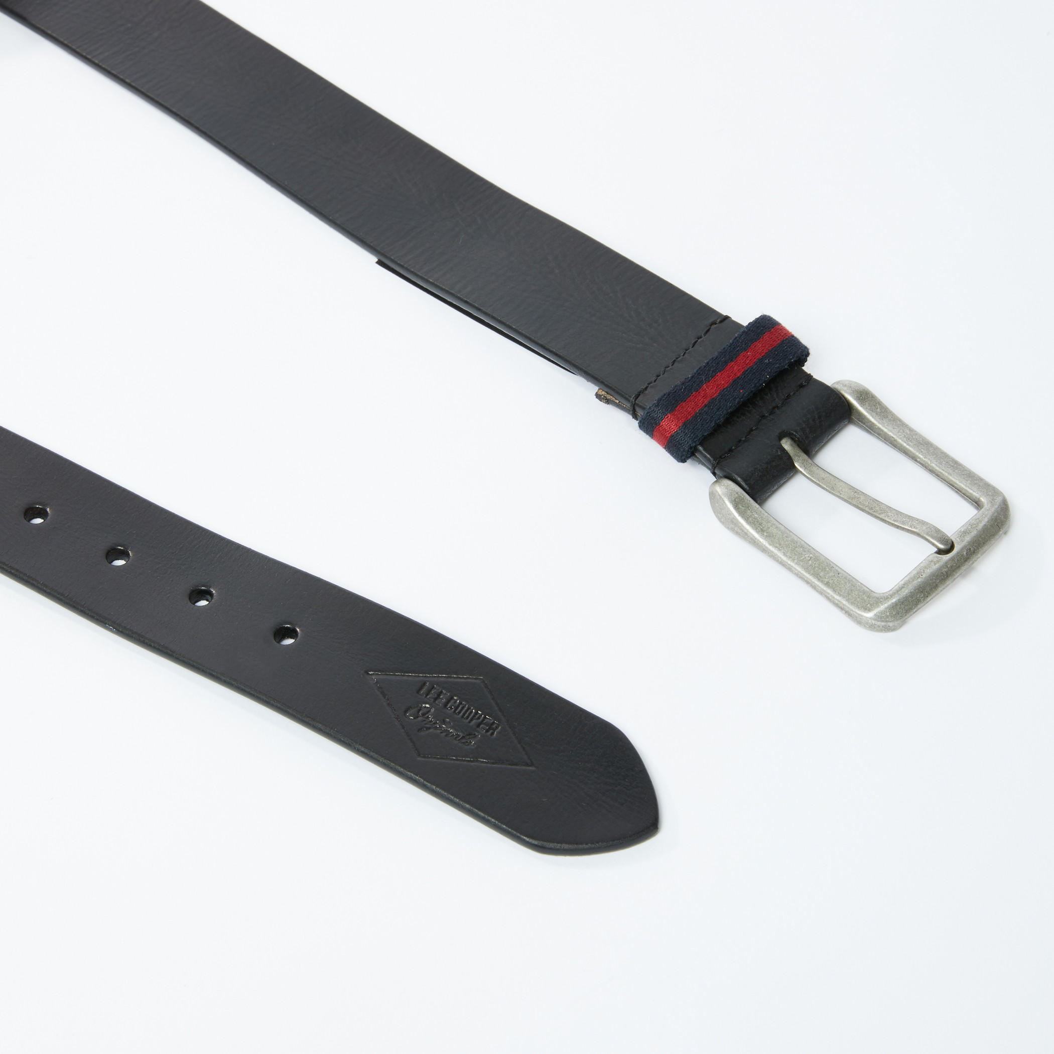 Lee Cooper Textured Belt with Pin Buckle-men-beltsandwallets-belts-image-3