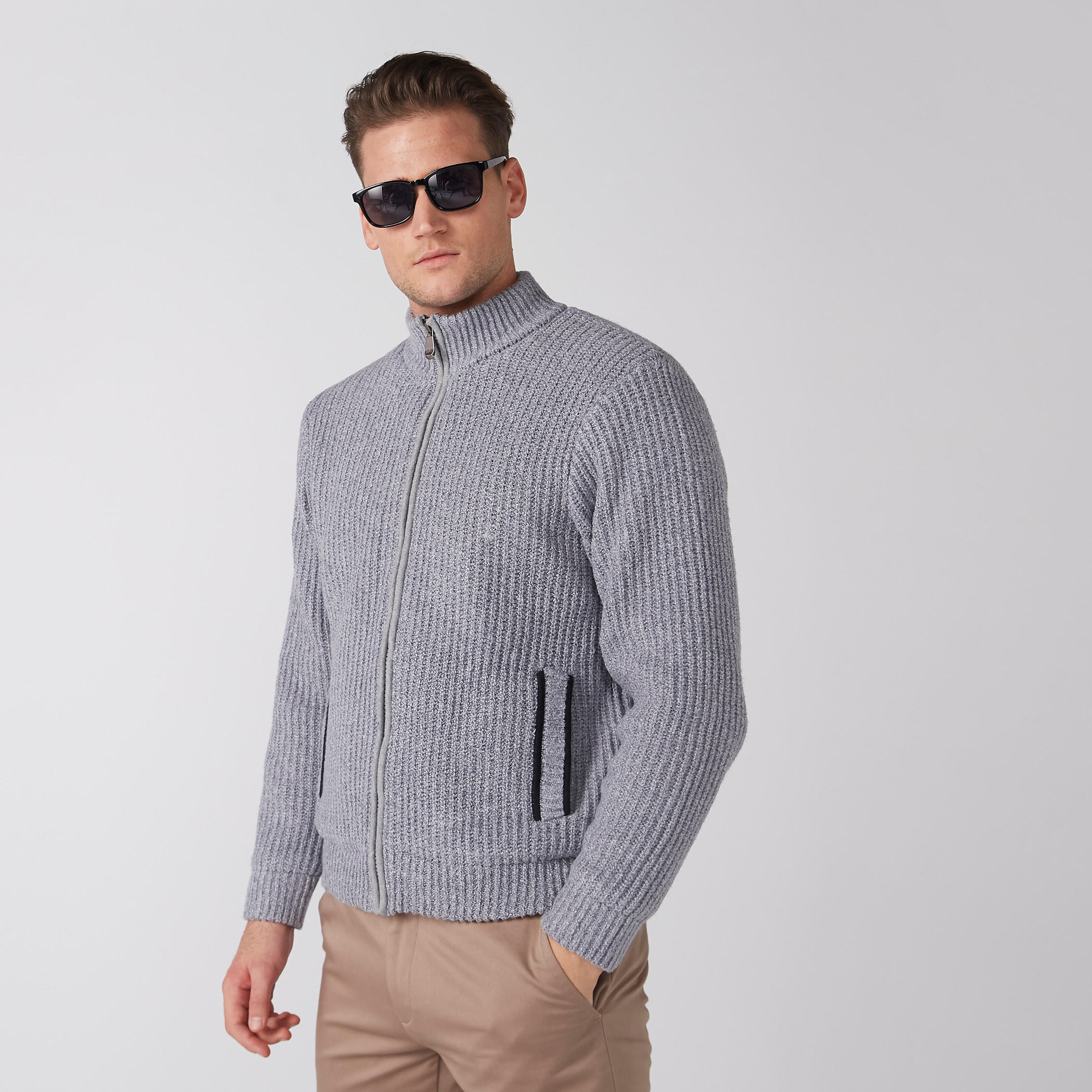 جاكيت بياقة عالية وسحّاب إغلاق وجيوب-men-clothing-sweatersandpullovers-image-4