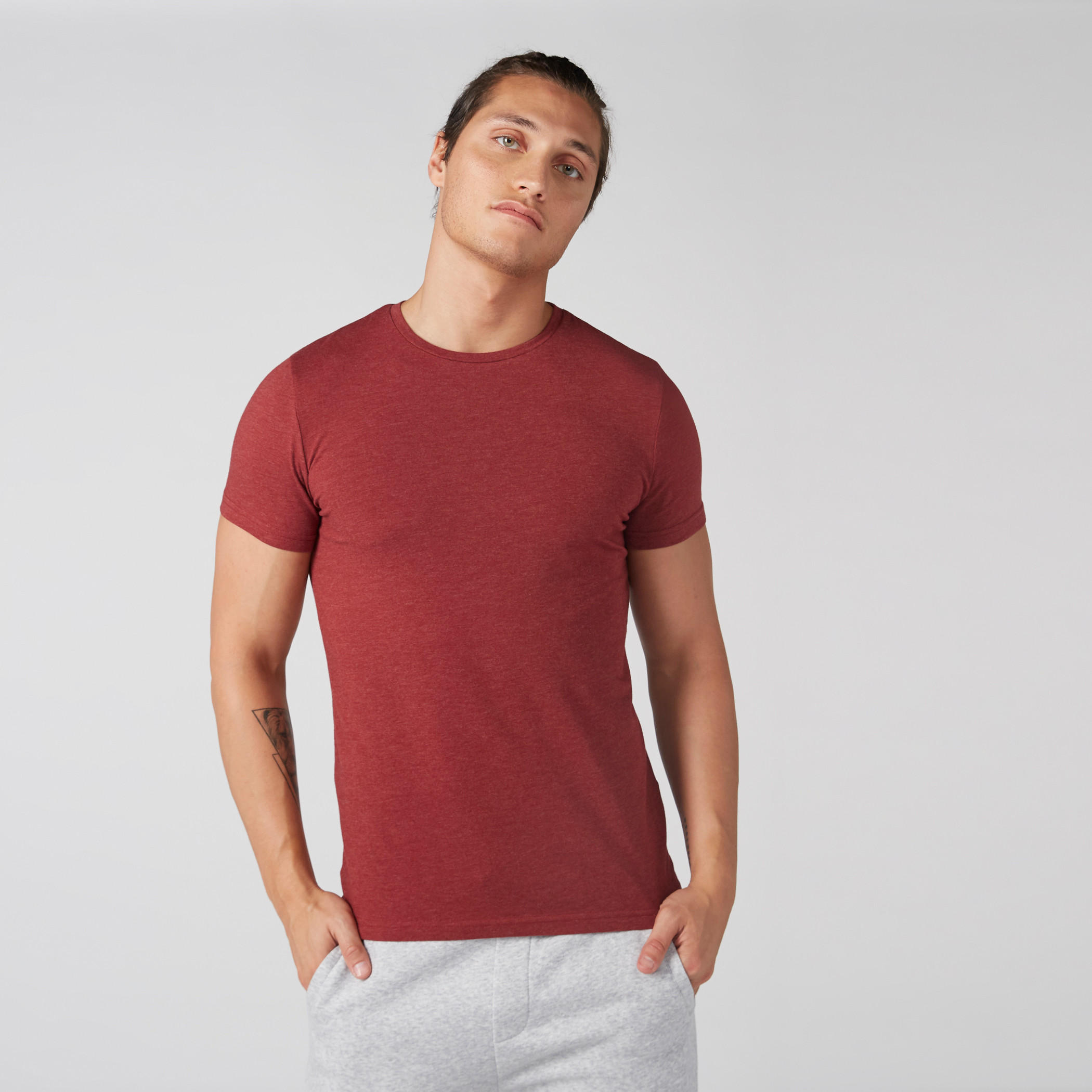 Lee Cooper Round Neck T-Shirt with Short Sleeves-men-clothing-tshirtsandpolos-tshirts-image-1