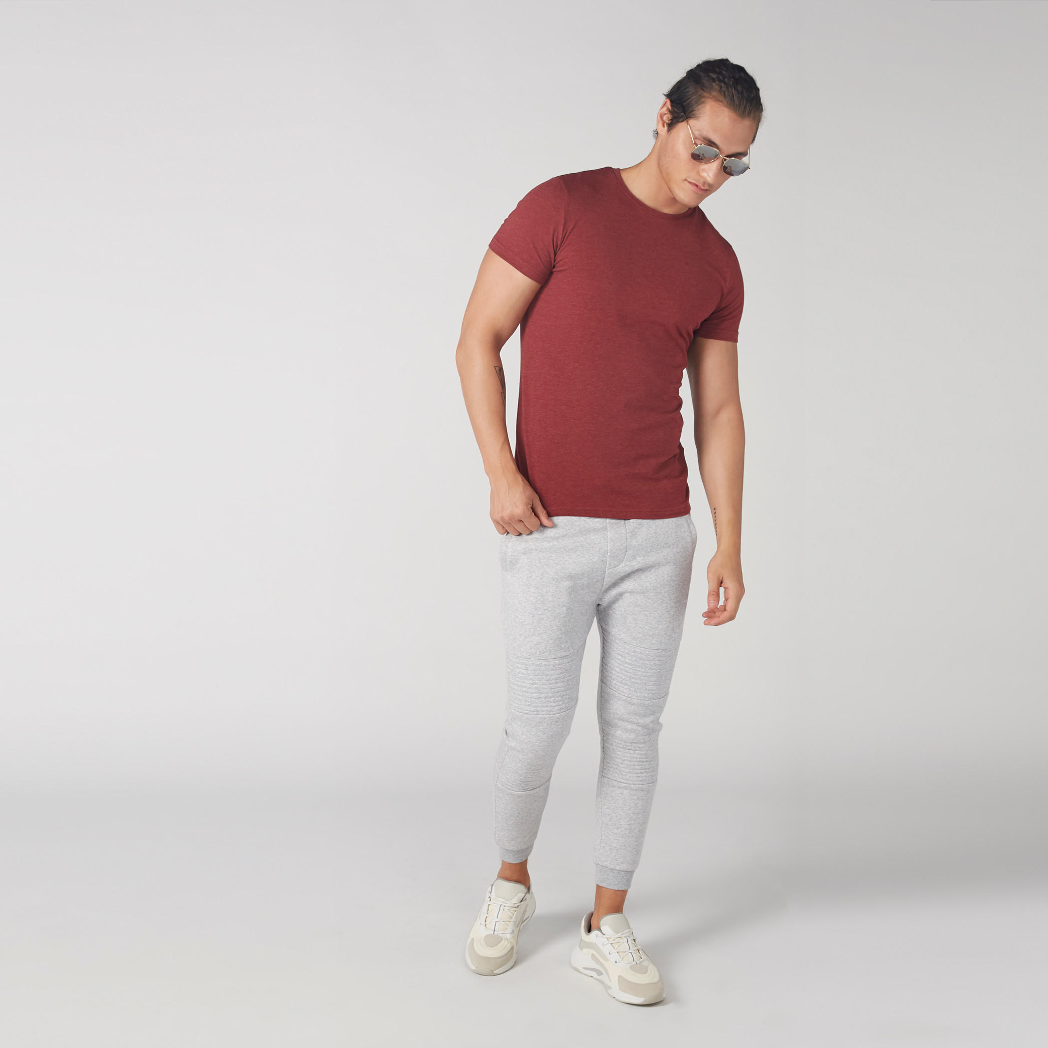 Lee Cooper Round Neck T-Shirt with Short Sleeves-men-clothing-tshirtsandpolos-tshirts-image-2