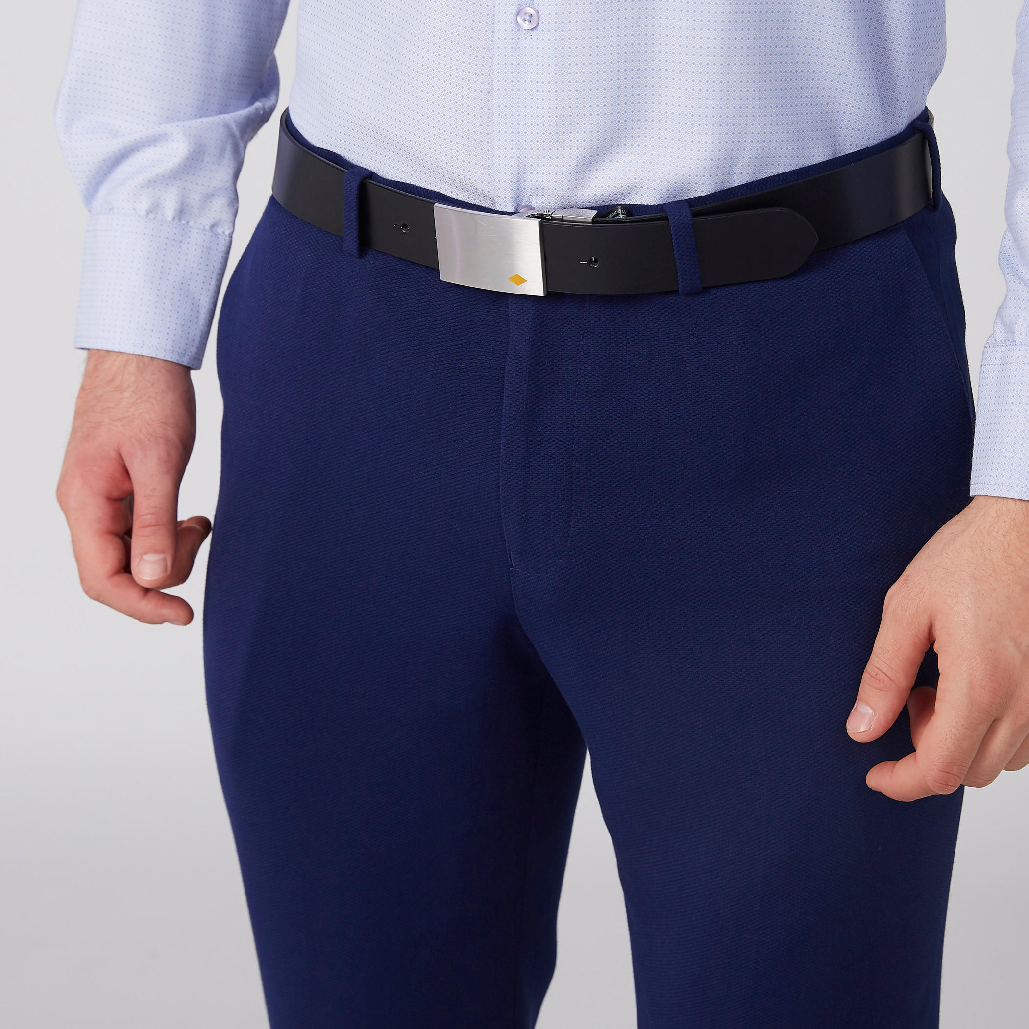 Lee Cooper Belt with Plate Buckle Closure-men-beltsandwallets-belts-image-2