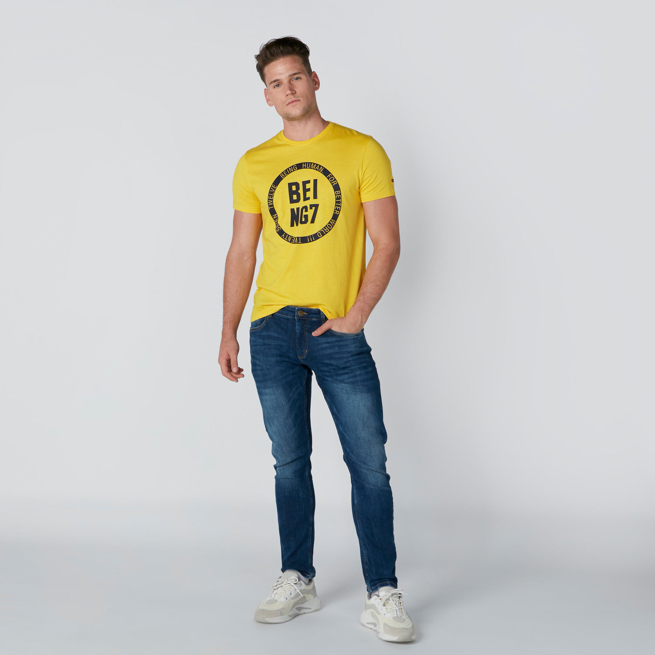 Skinny Fit Jeans with Pocket Detail-men-clothing-bottoms-jeans-image-1
