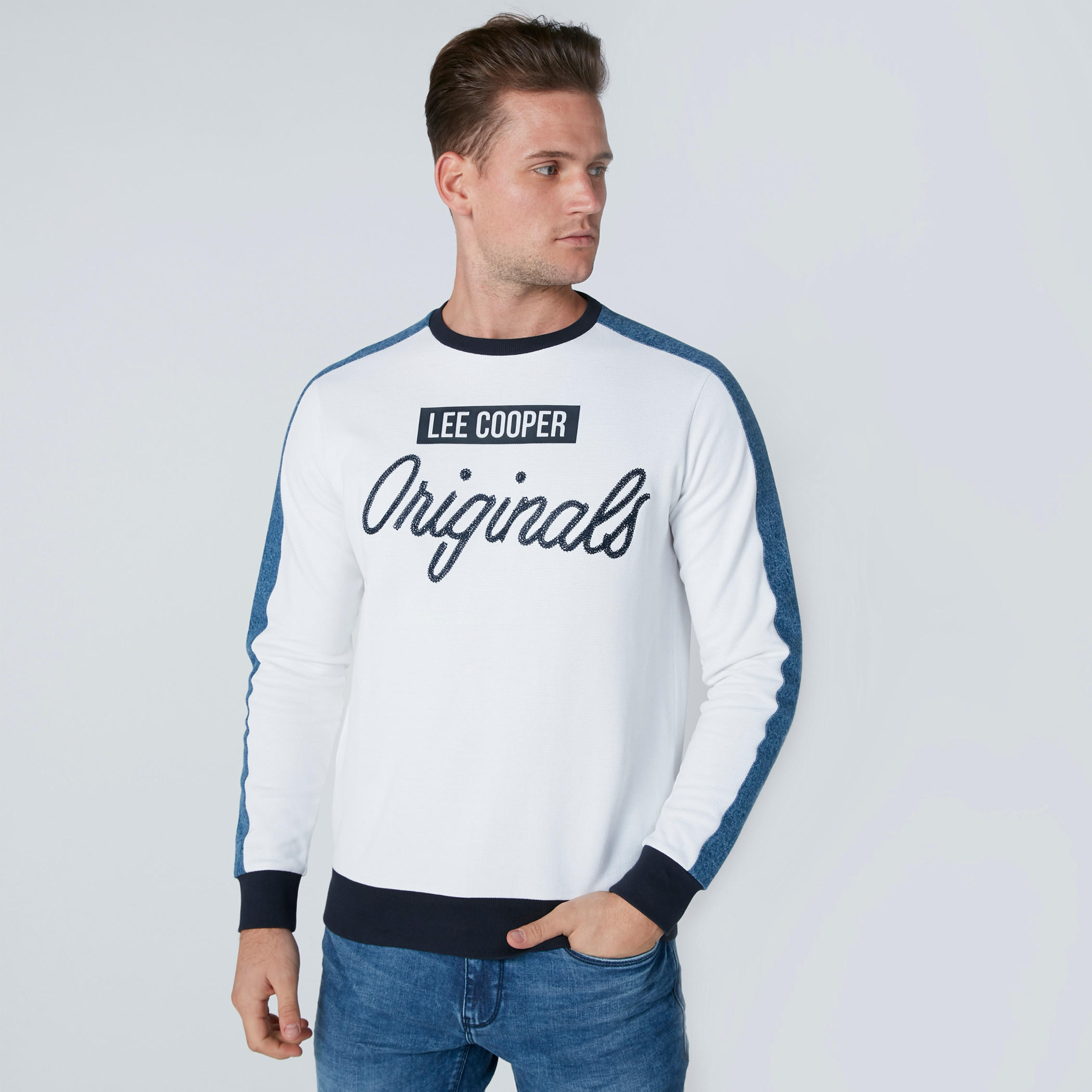 Lee Cooper Embroidered Sweatshirt-men-winterwear-hoodiesandsweatshirts-image-3