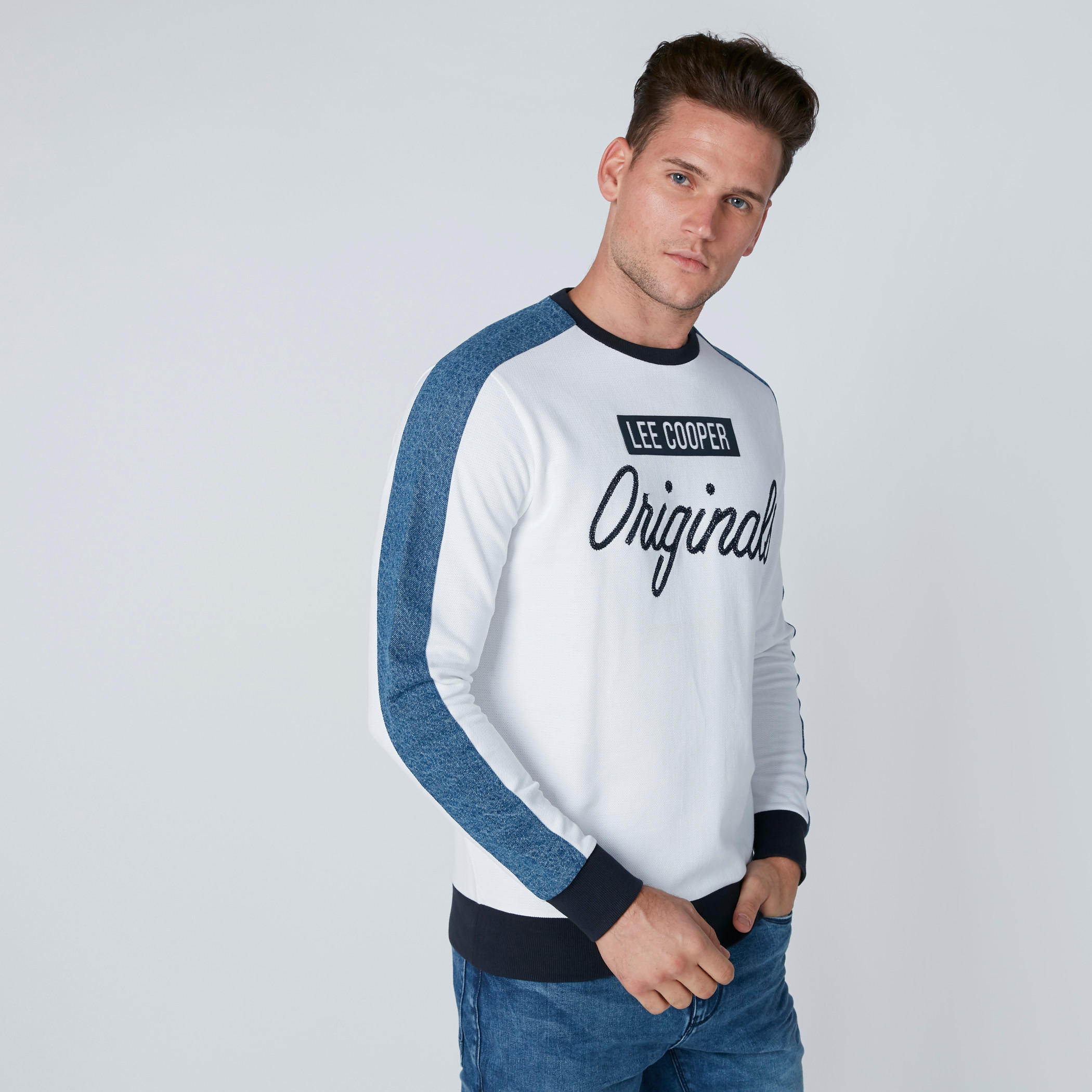 Lee Cooper Embroidered Sweatshirt-men-winterwear-hoodiesandsweatshirts-image-4