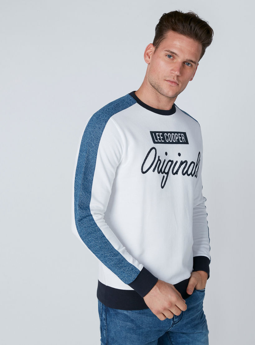 Lee Cooper Embroidered Sweatshirt-men-winterwear-hoodiesandsweatshirts-image-4