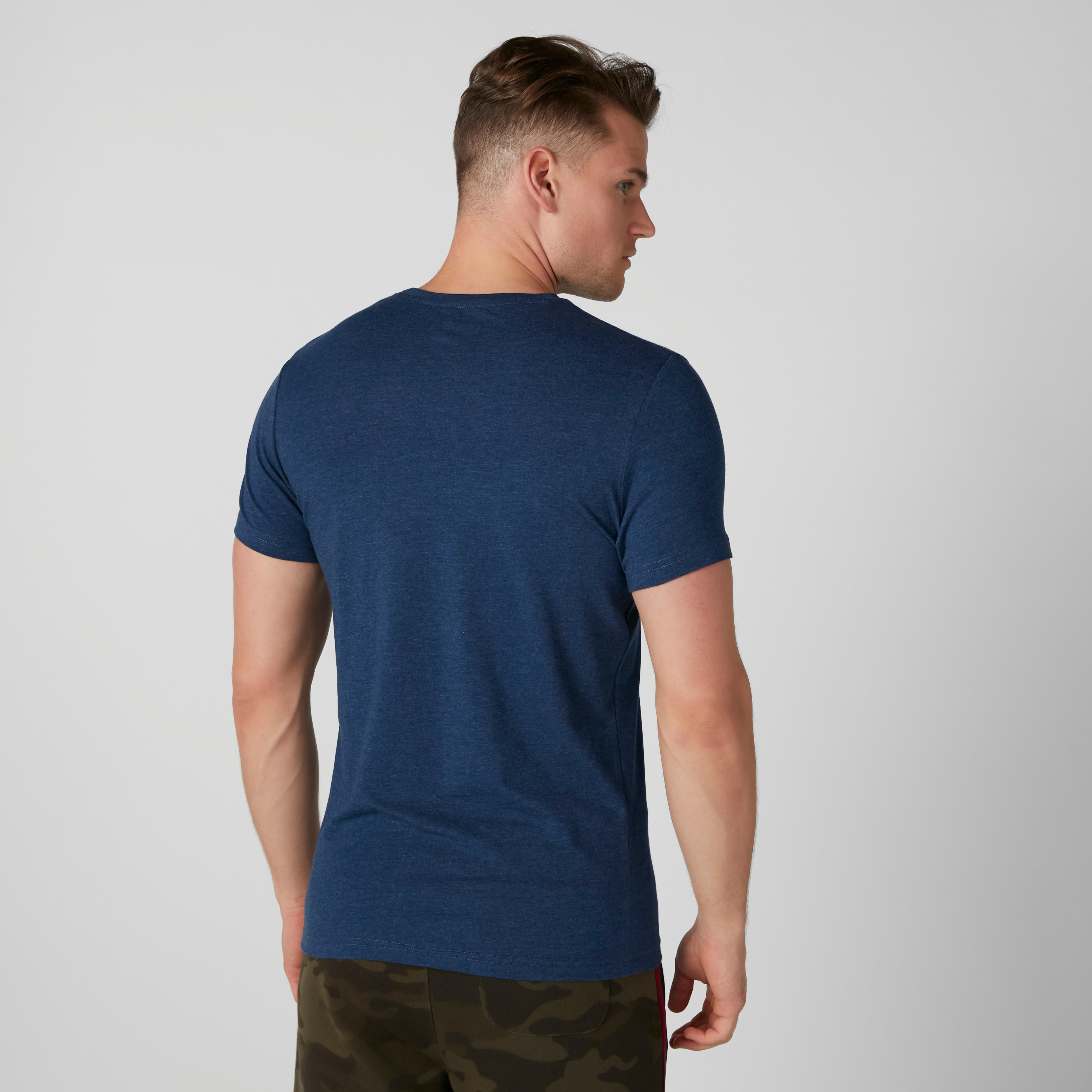 تيشيرت بقصّة عادية وياقة مستديرة وأكمام قصيرة من لي كوبر-men-clothing-tshirtsandpolos-tshirts-image-2