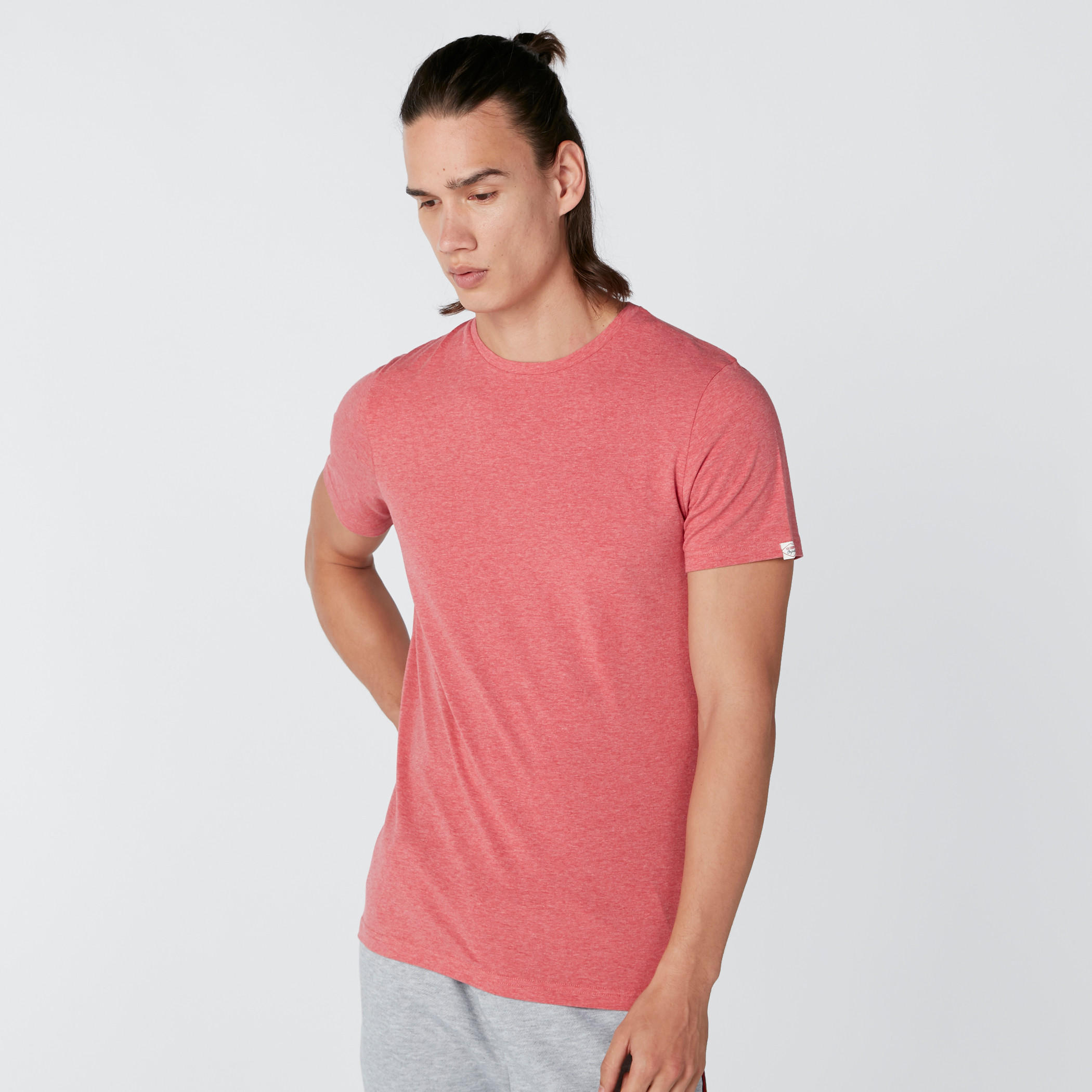 تيشيرت بقصّة عادية وياقة مستديرة وأكمام قصيرة من لي كوبر-men-clothing-tshirtsandpolos-tshirts-image-3