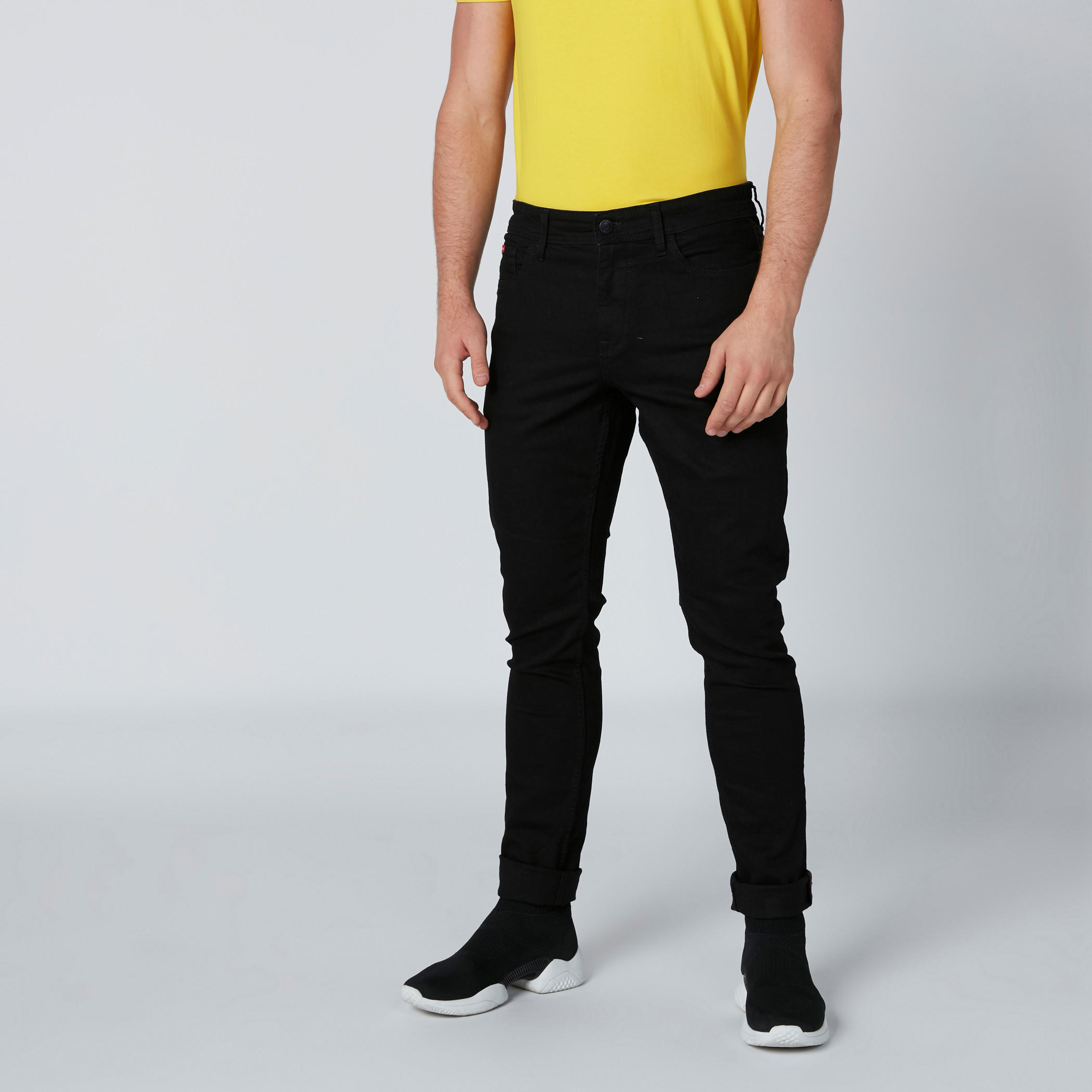 بنطال جينز سكيني بجيوب من لي كوبر-men-clothing-bottoms-jeans-image-1