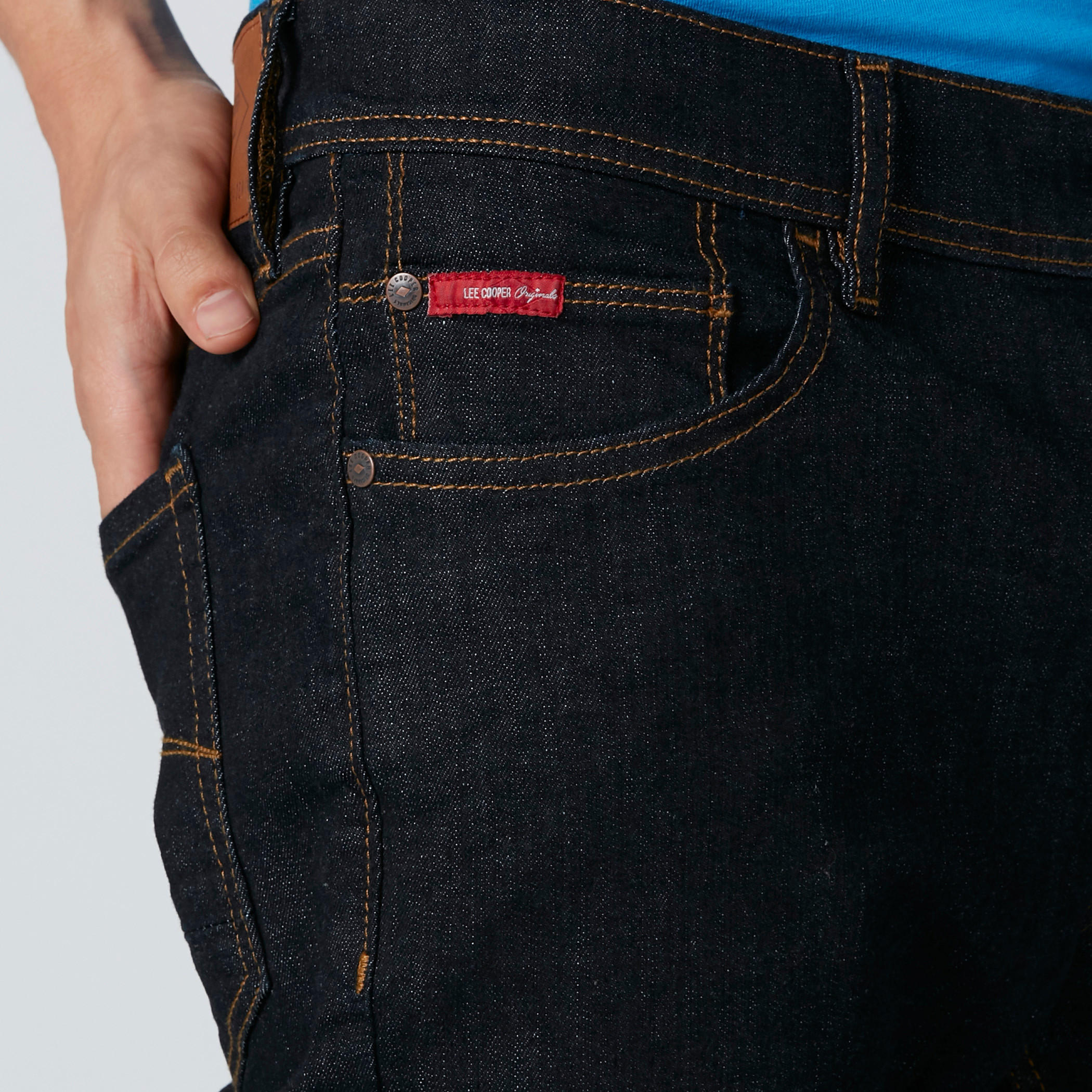 بنطال جينز طويل سكيني من لي كوبر-men-clothing-bottoms-jeans-image-4