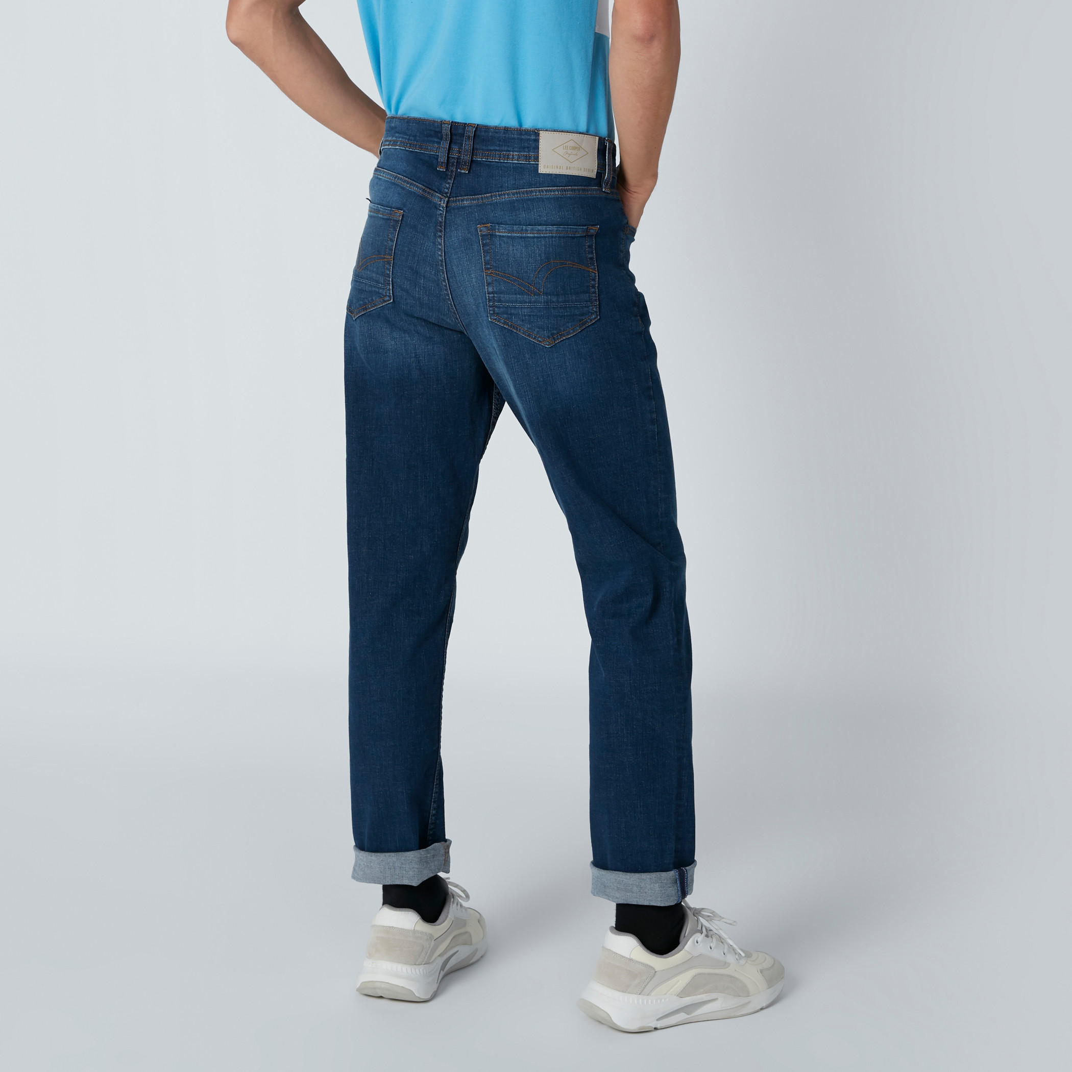 Lee Cooper Full Length Jeans Zip Closure-men-clothing-bottoms-jeans-image-3