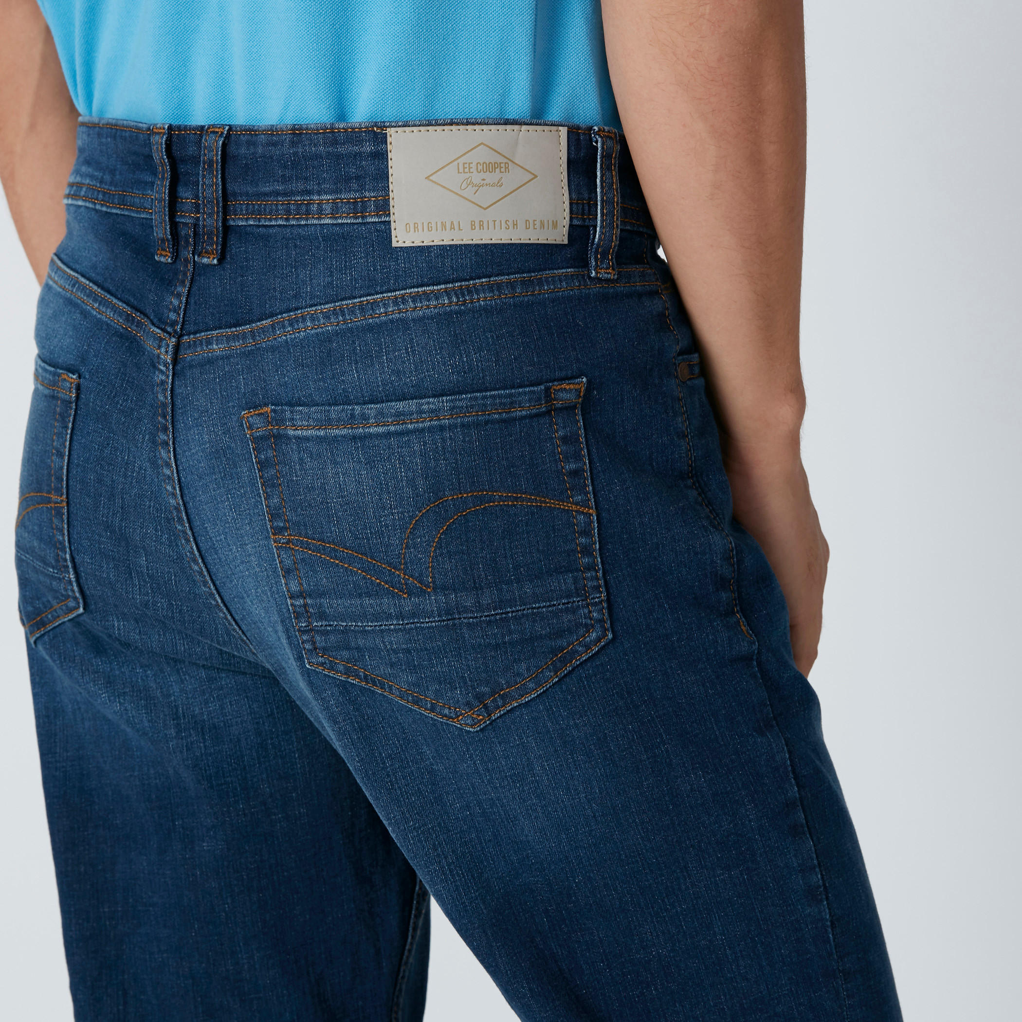 Lee Cooper Full Length Jeans Zip Closure-men-clothing-bottoms-jeans-image-4