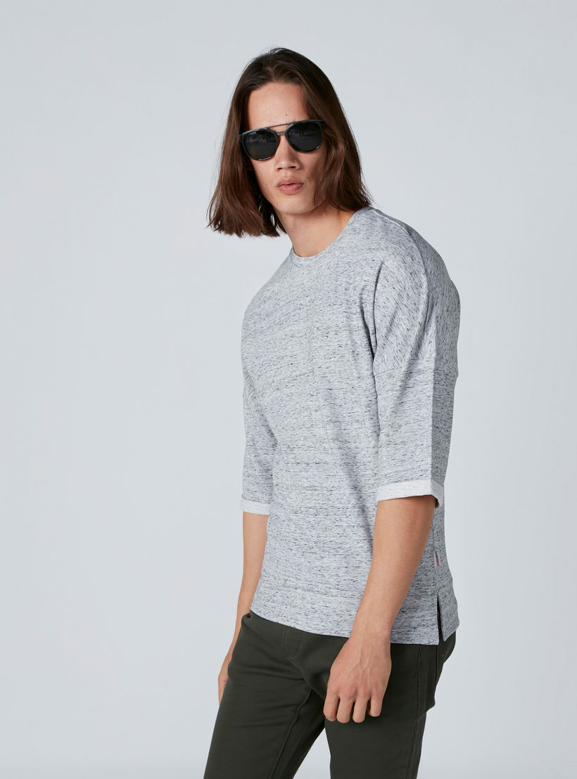 تيشيرت بطبعات ميلانج وأكتاف منسدلة-men-clothing-tshirtsandpolos-tshirts-image-3