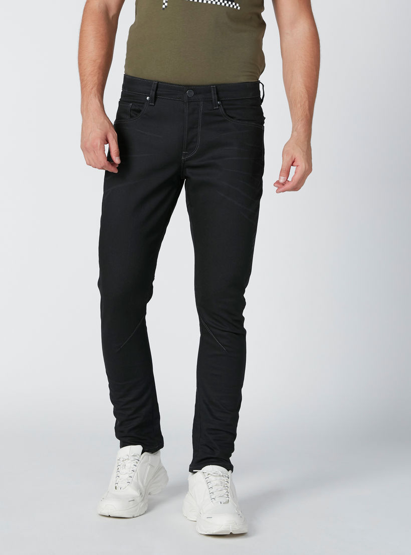بنطال جينز سكيني بخصر متوسط الارتفاع وجيوب-men-clothing-bottoms-jeans-image-3