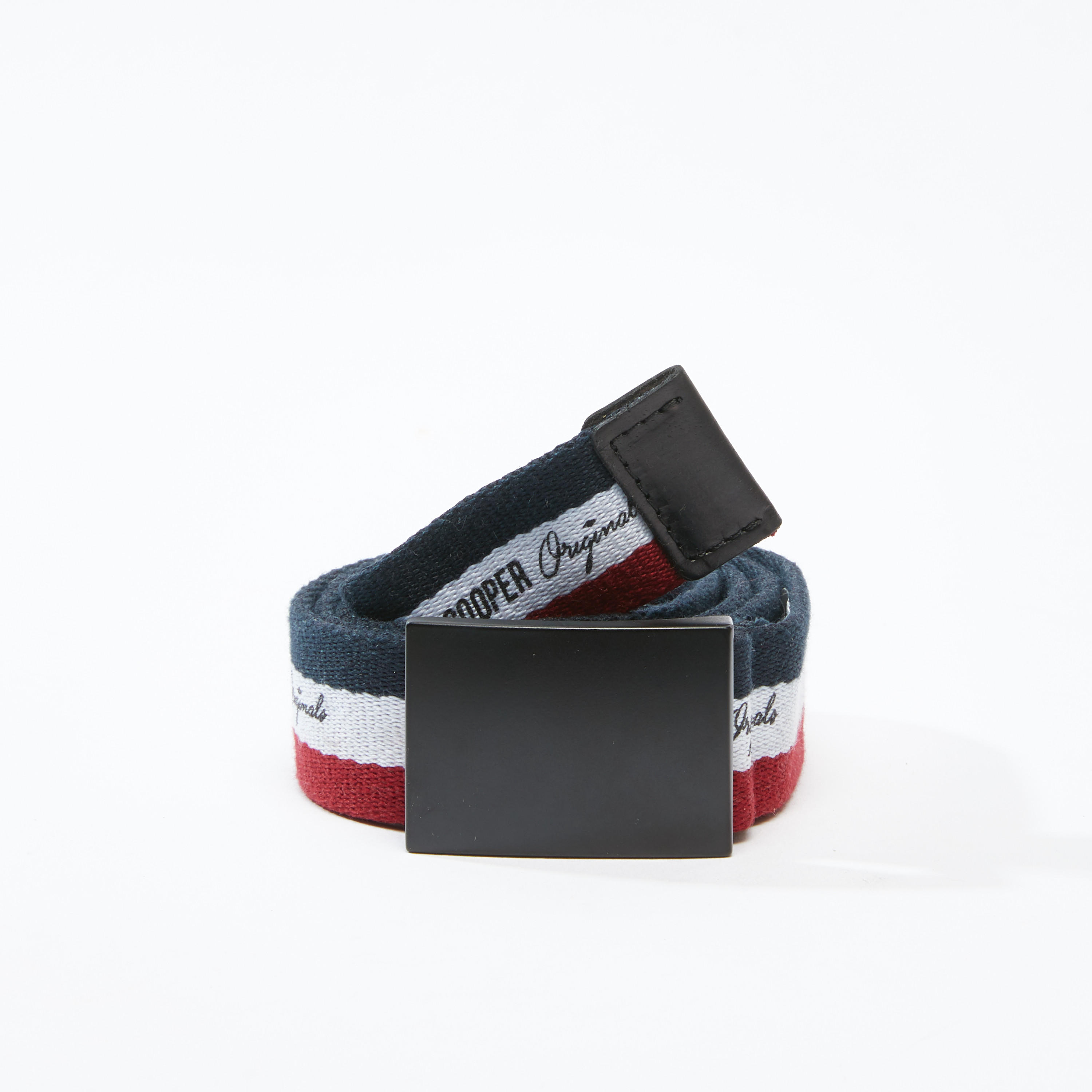 حزام مقلّم من لي كوبر-men-beltsandwallets-belts-image-1