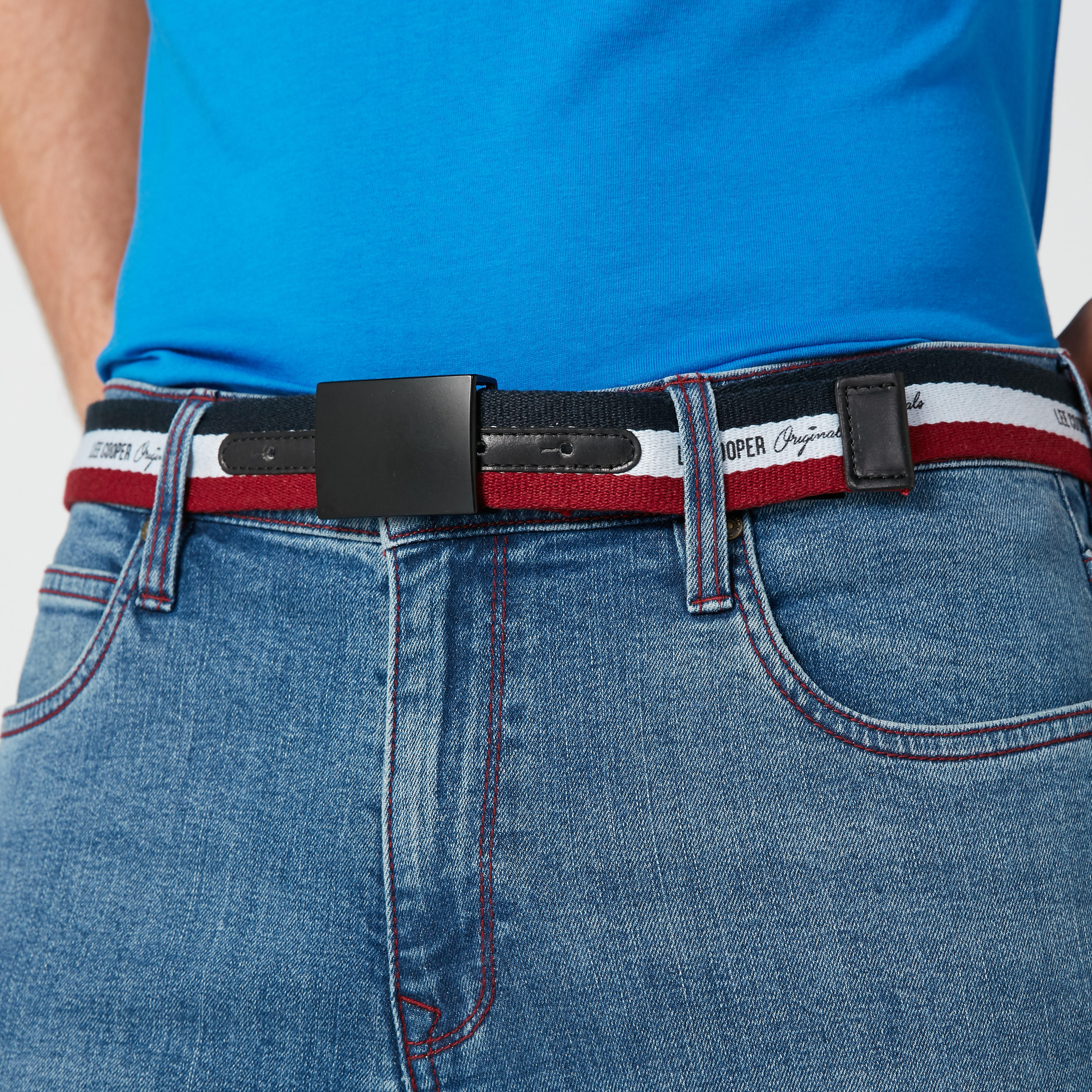 حزام مقلّم من لي كوبر-men-beltsandwallets-belts-image-2