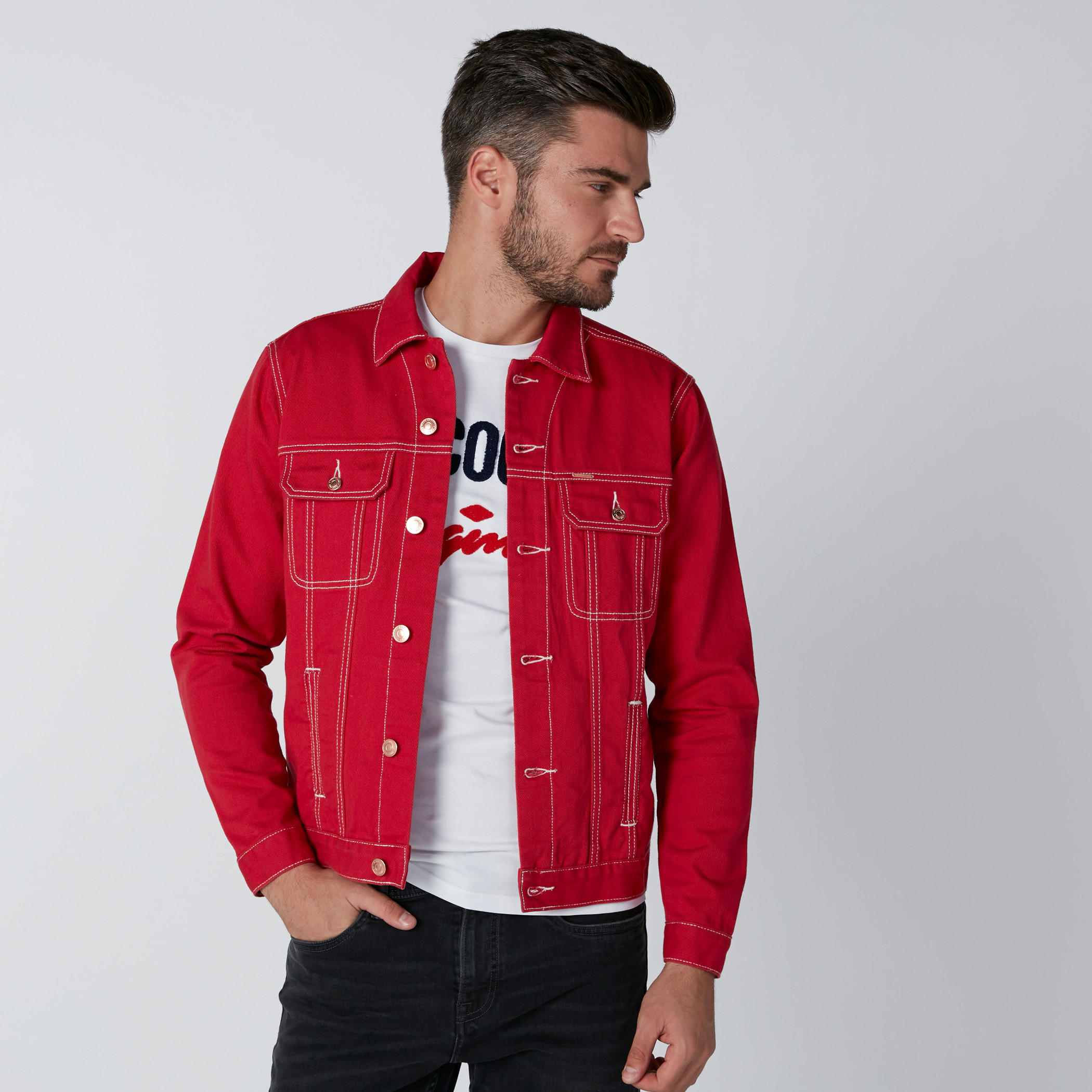 Lee Cooper Jacket with Pocket Detail and Button Closure-men-clothing-jacketsandblazers-jackets-image-3