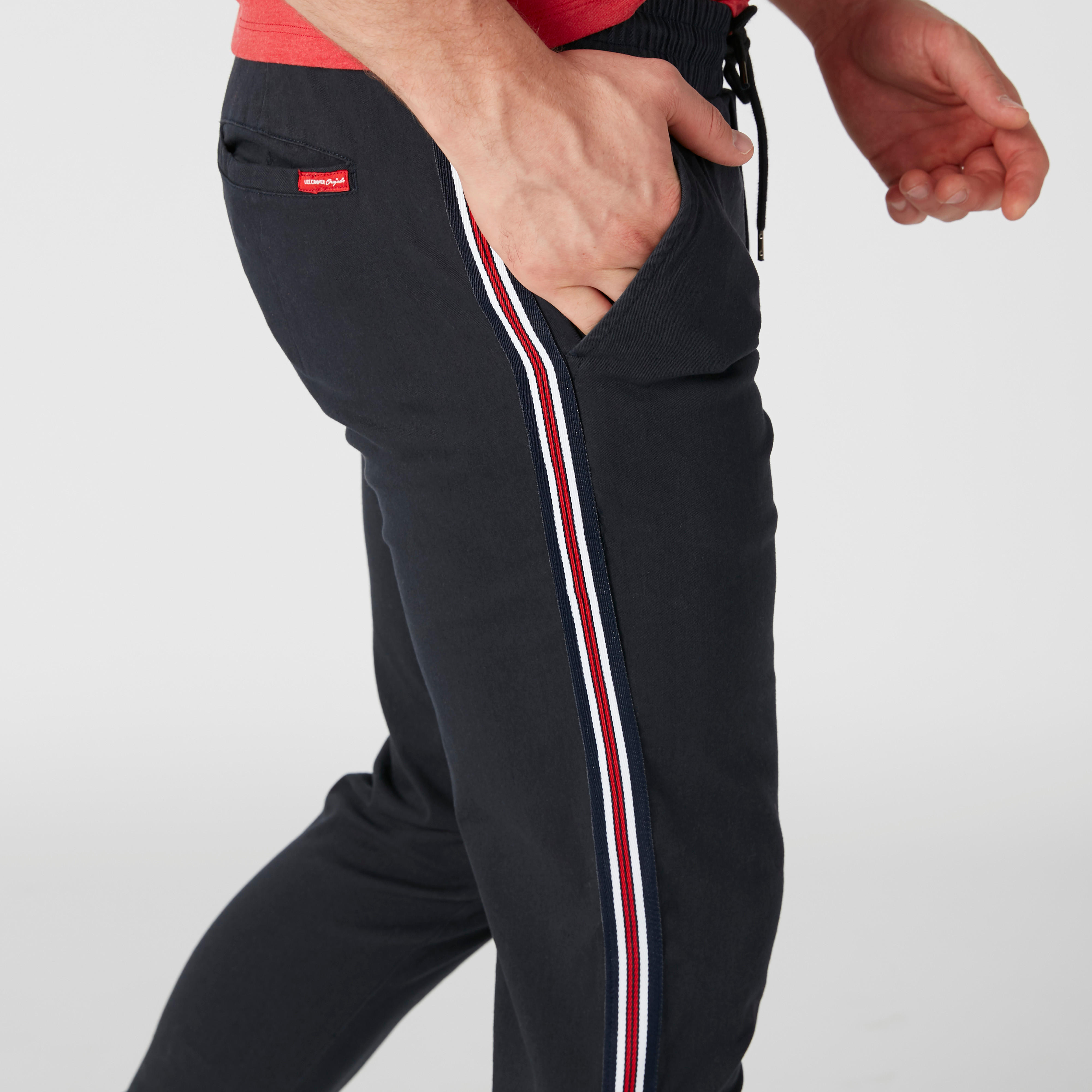 بنطال برباط وجيوب وشريطة من لي كوبر-men-clothing-bottoms-joggers-image-5