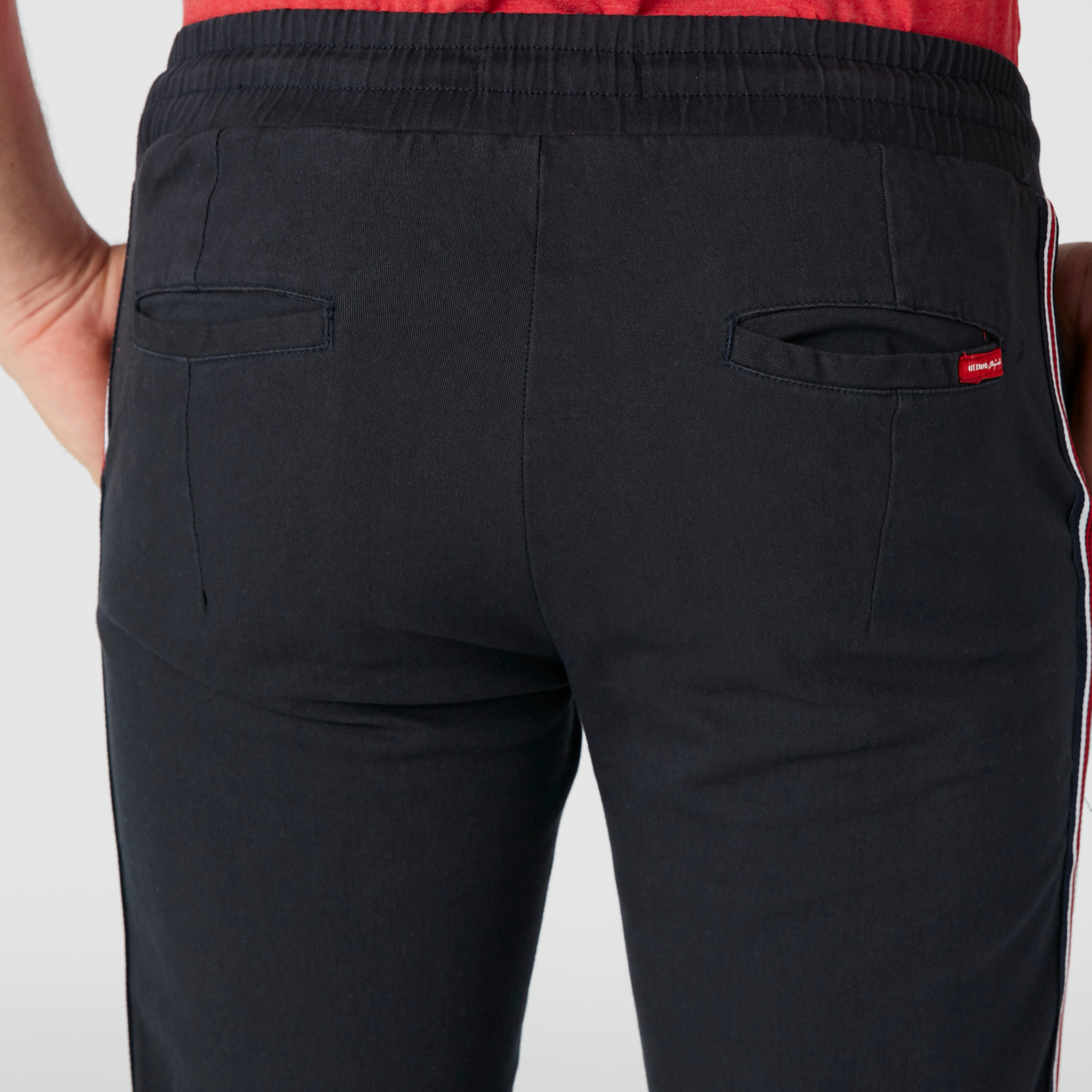 بنطال برباط وجيوب وشريطة من لي كوبر-men-clothing-bottoms-joggers-image-6