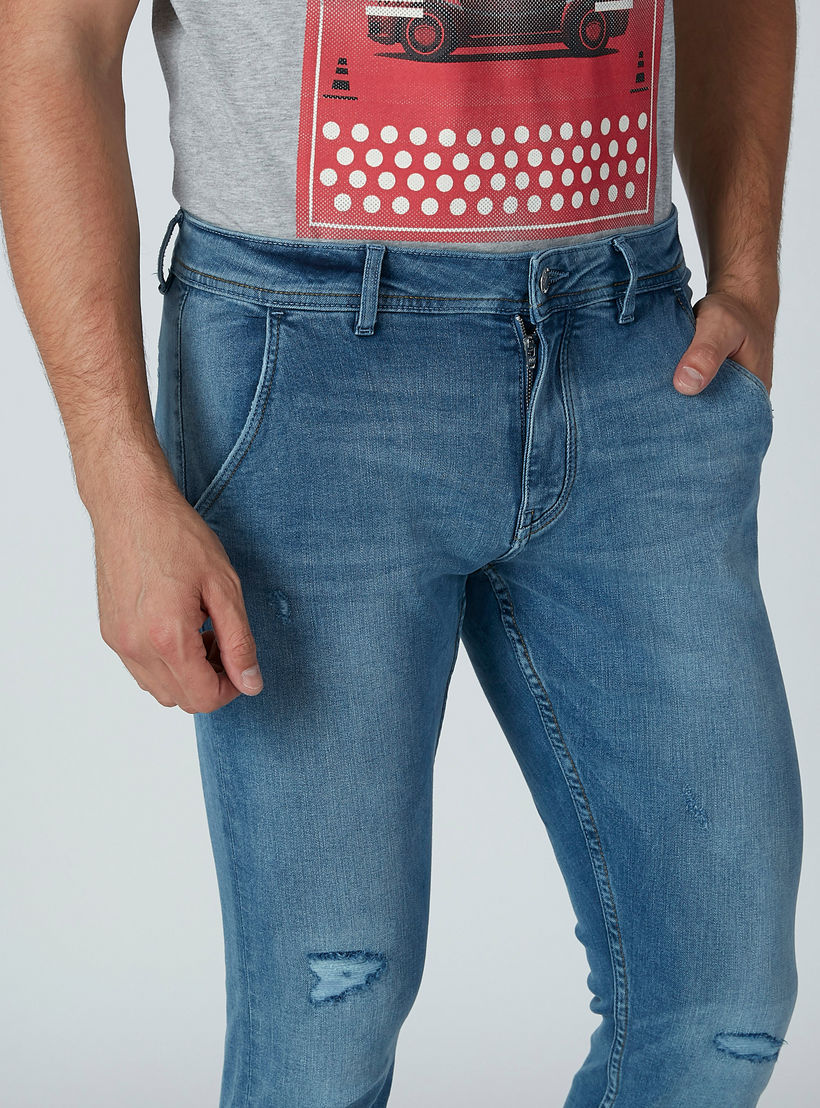 بنطال جينز مضلّع بجيوب من لي كوبر-men-clothing-bottoms-jeans-image-5