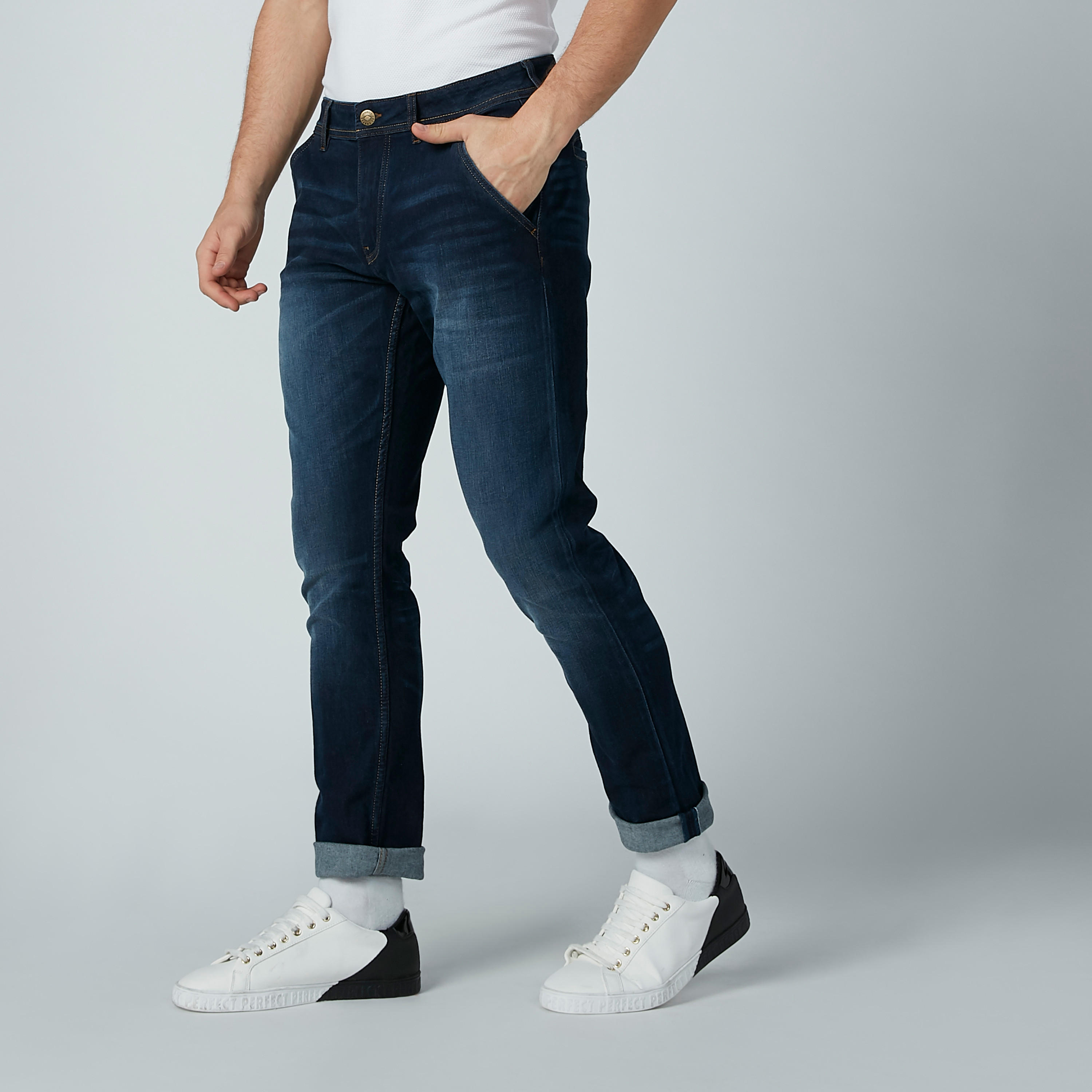 بنطال جينز بجيوب من لي كوبر-men-clothing-bottoms-jeans-image-1