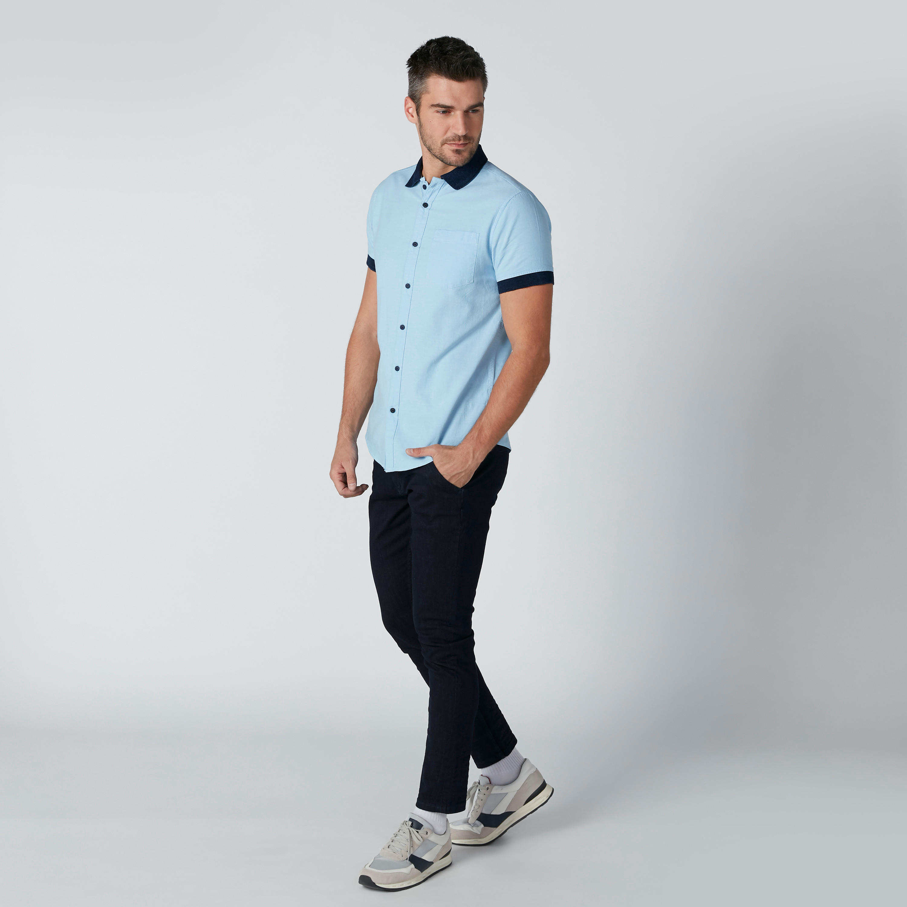 Lee Cooper Full Length Jeans in Slim Fit with Pocket Detail-men-clothing-bottoms-jeans-image-1