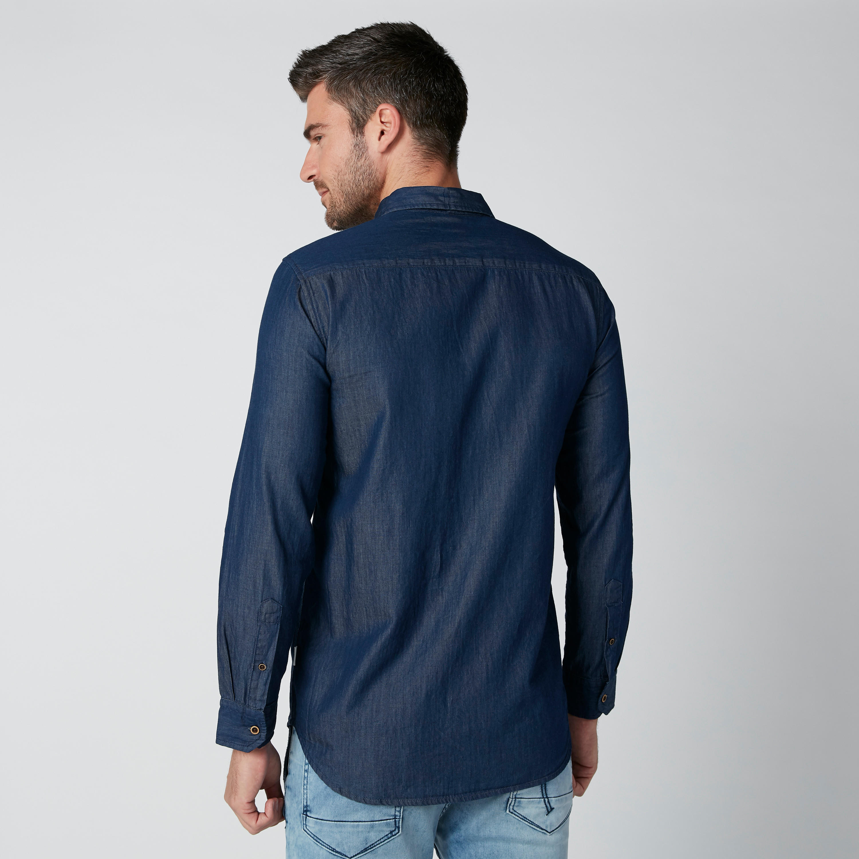 Sustainable Long Sleeves Shirt with Complete Placket-men-clothing-shirts-image-3