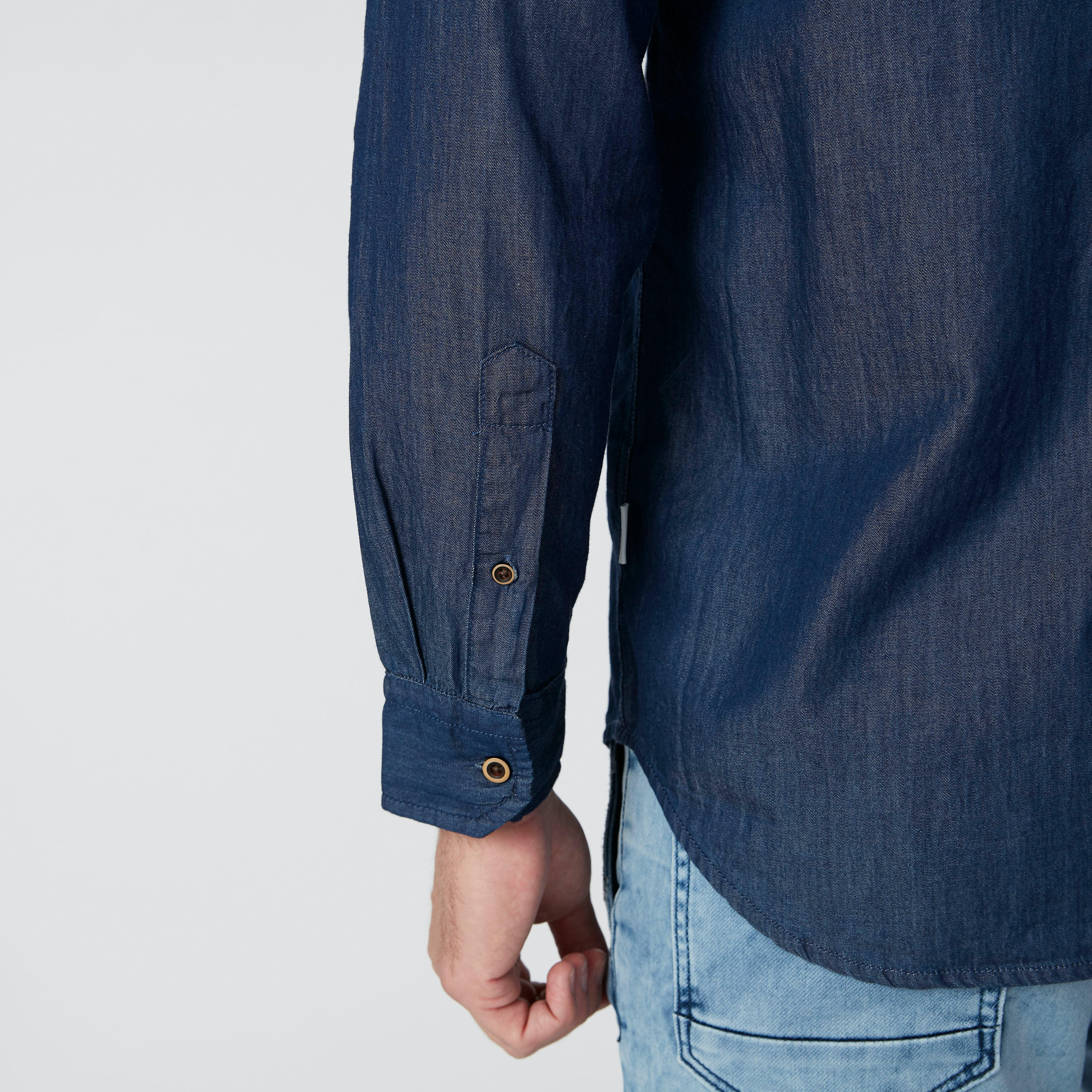 Sustainable Long Sleeves Shirt with Complete Placket-men-clothing-shirts-image-5