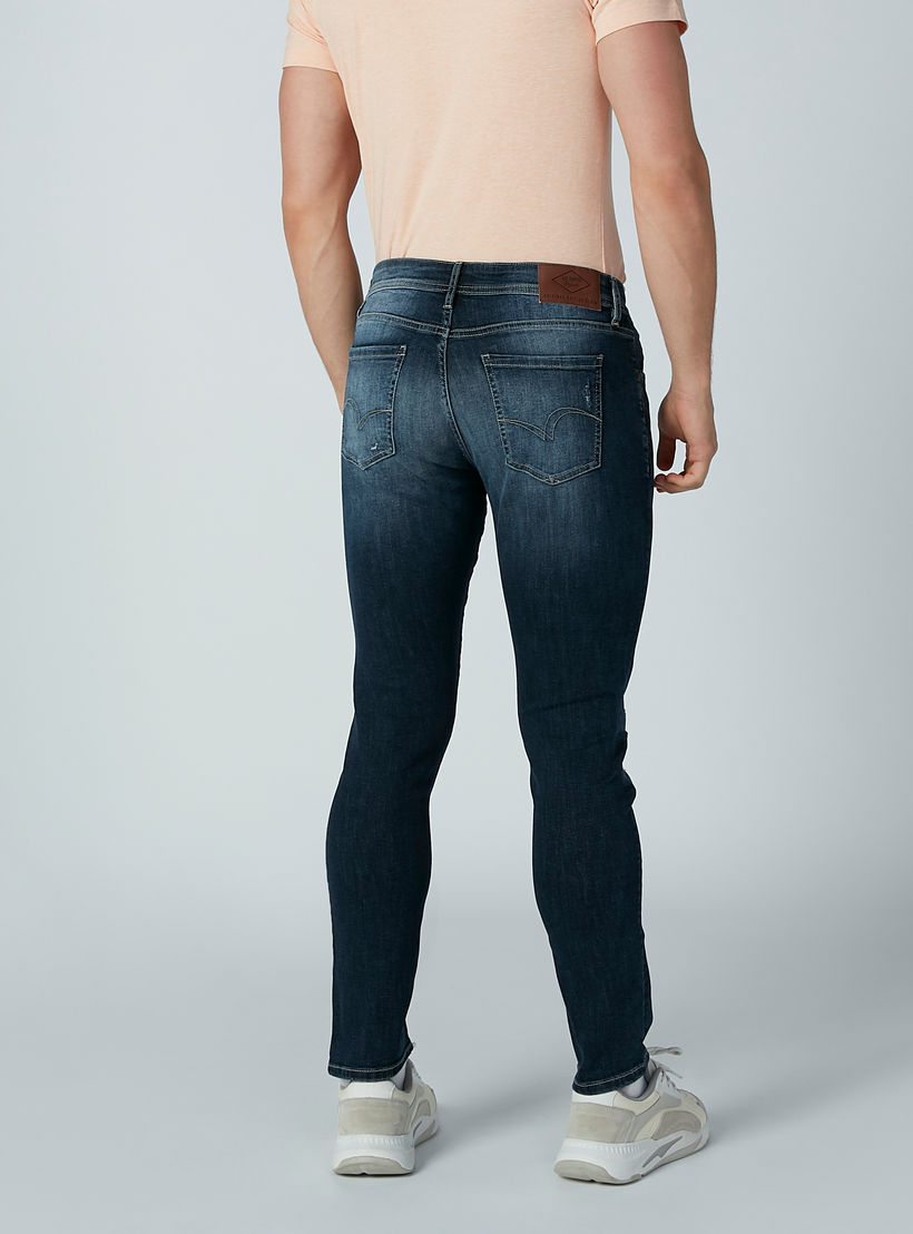 Lee Cooper Ripped Jeans in Slim Fit with Belt Loops-men-clothing-bottoms-jeans-image-6