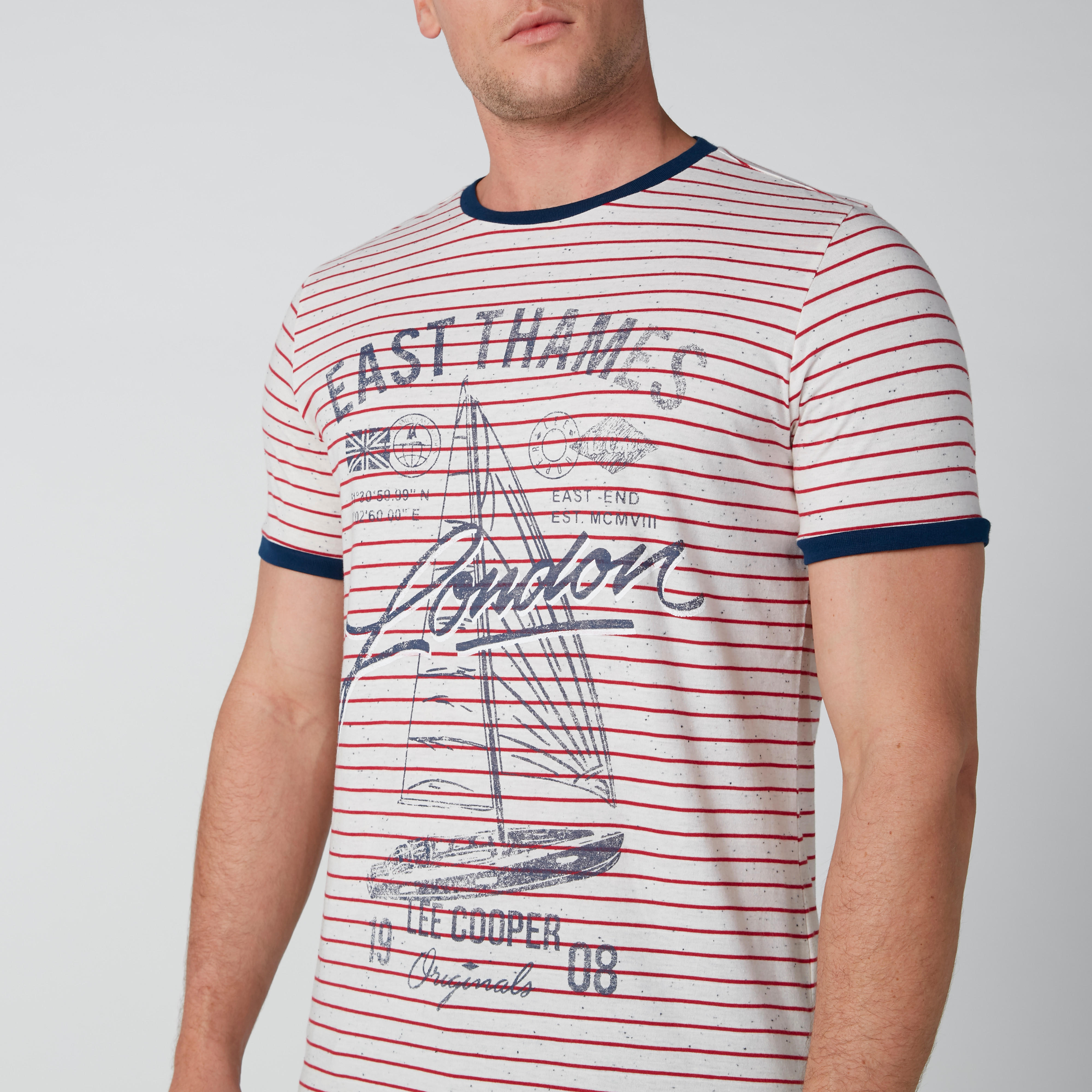 تيشيرت مستدام مقلّم بياقة ضيقة وأكمام قصيرة-men-clothing-tshirtsandpolos-tshirts-image-4