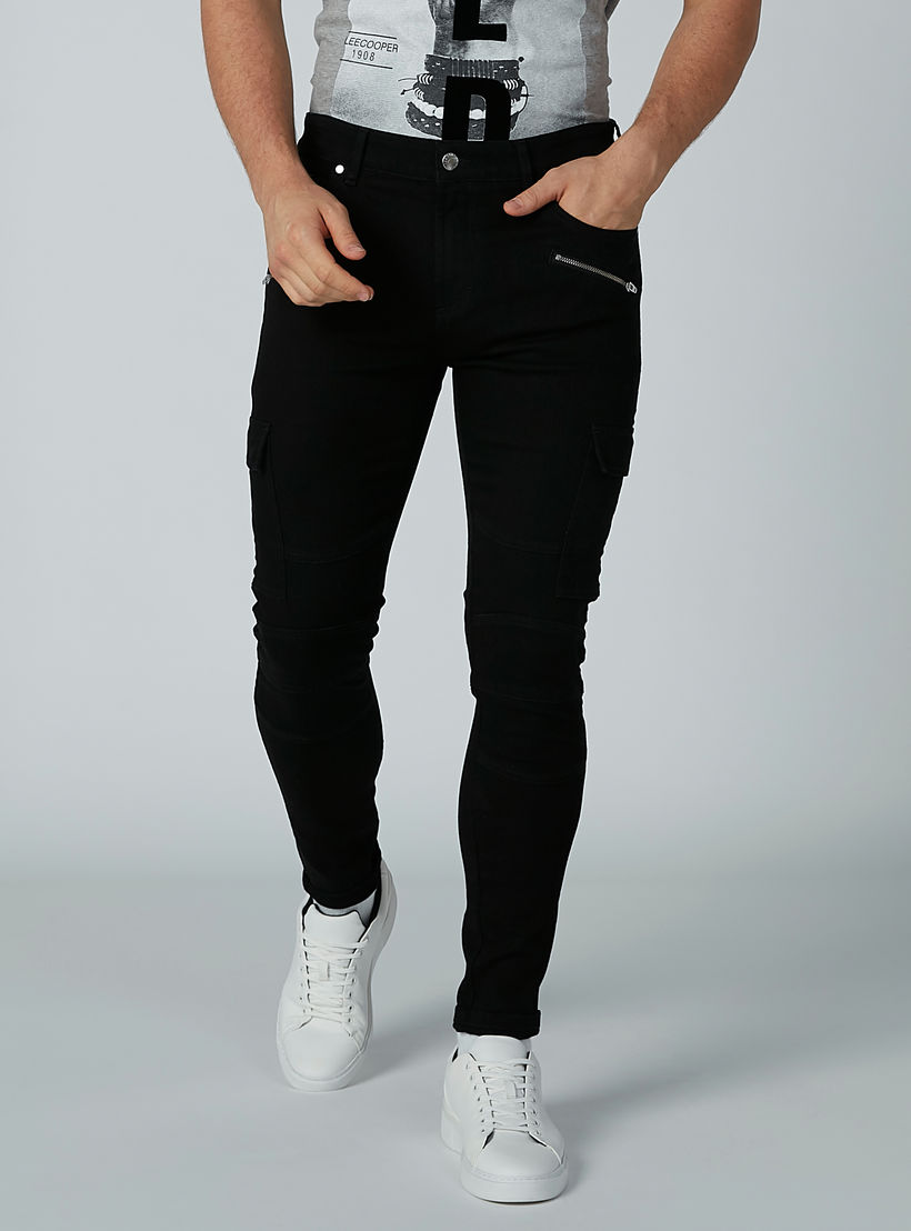 بنطال جينز طويل بجيوب وسحّاب من لي كوبر-men-clothing-bottoms-jeans-image-1