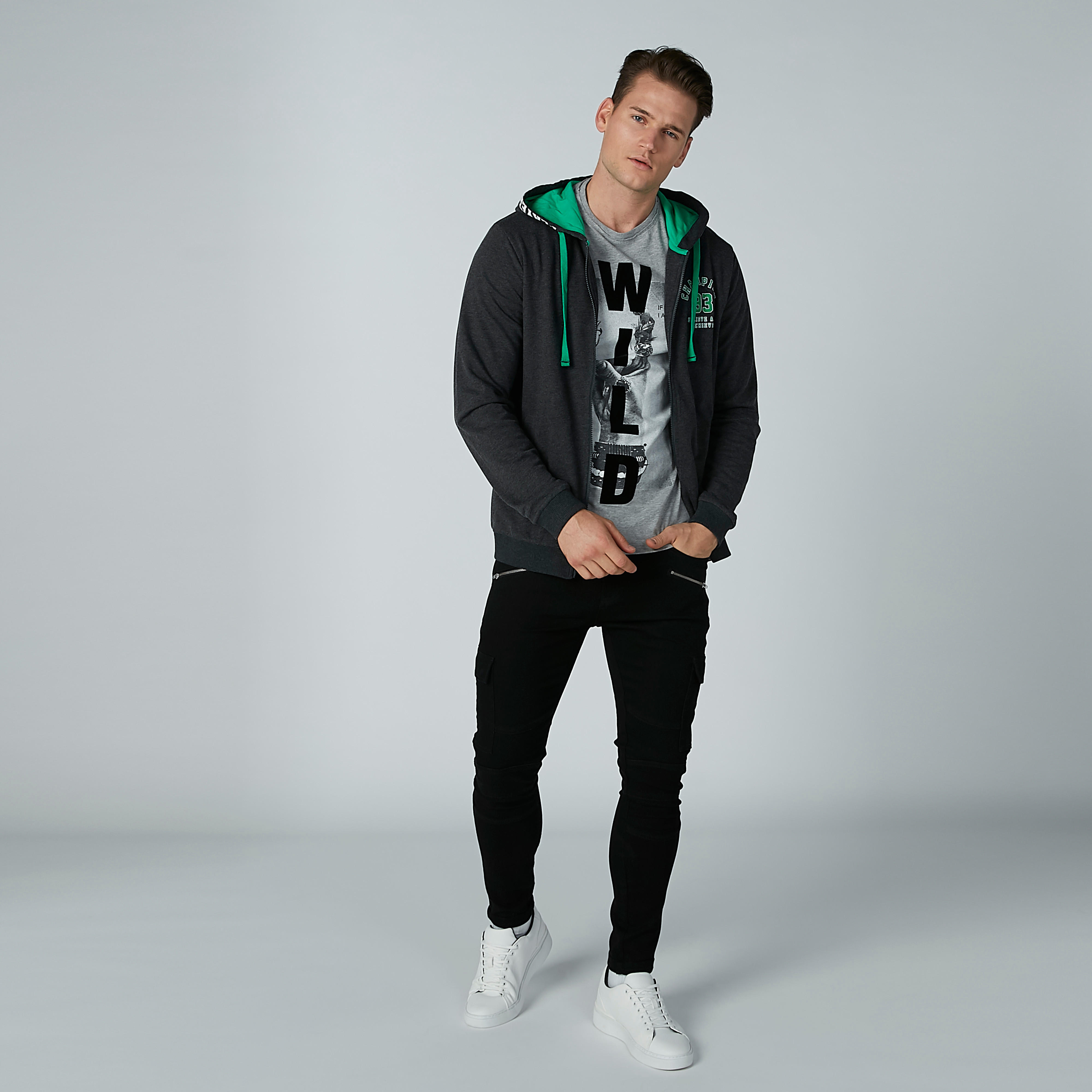 بنطال جينز طويل بجيوب وسحّاب من لي كوبر-men-clothing-bottoms-jeans-image-2