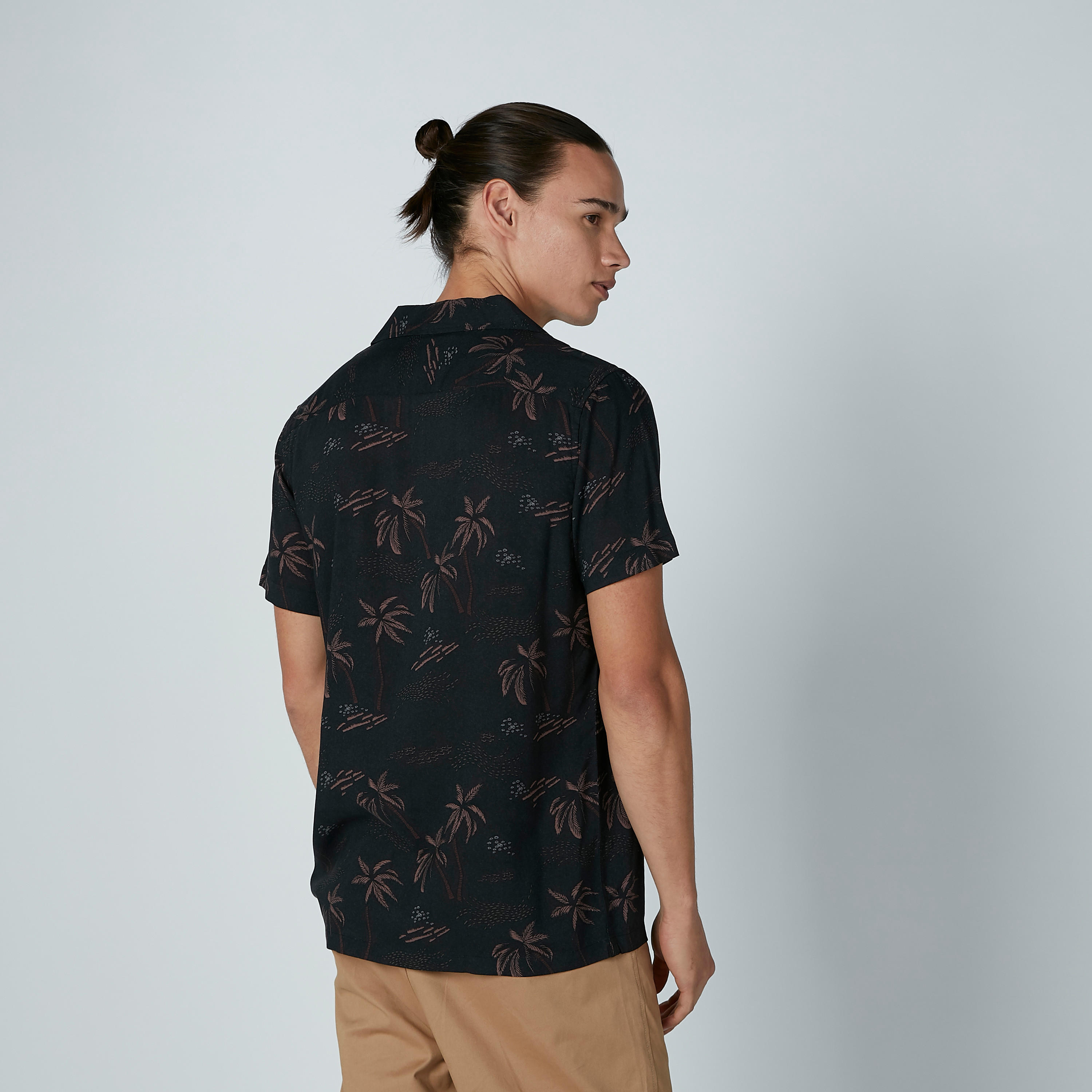 Lee Cooper Printed Shirt with Short Sleeves-men-clothing-shirts-image-5