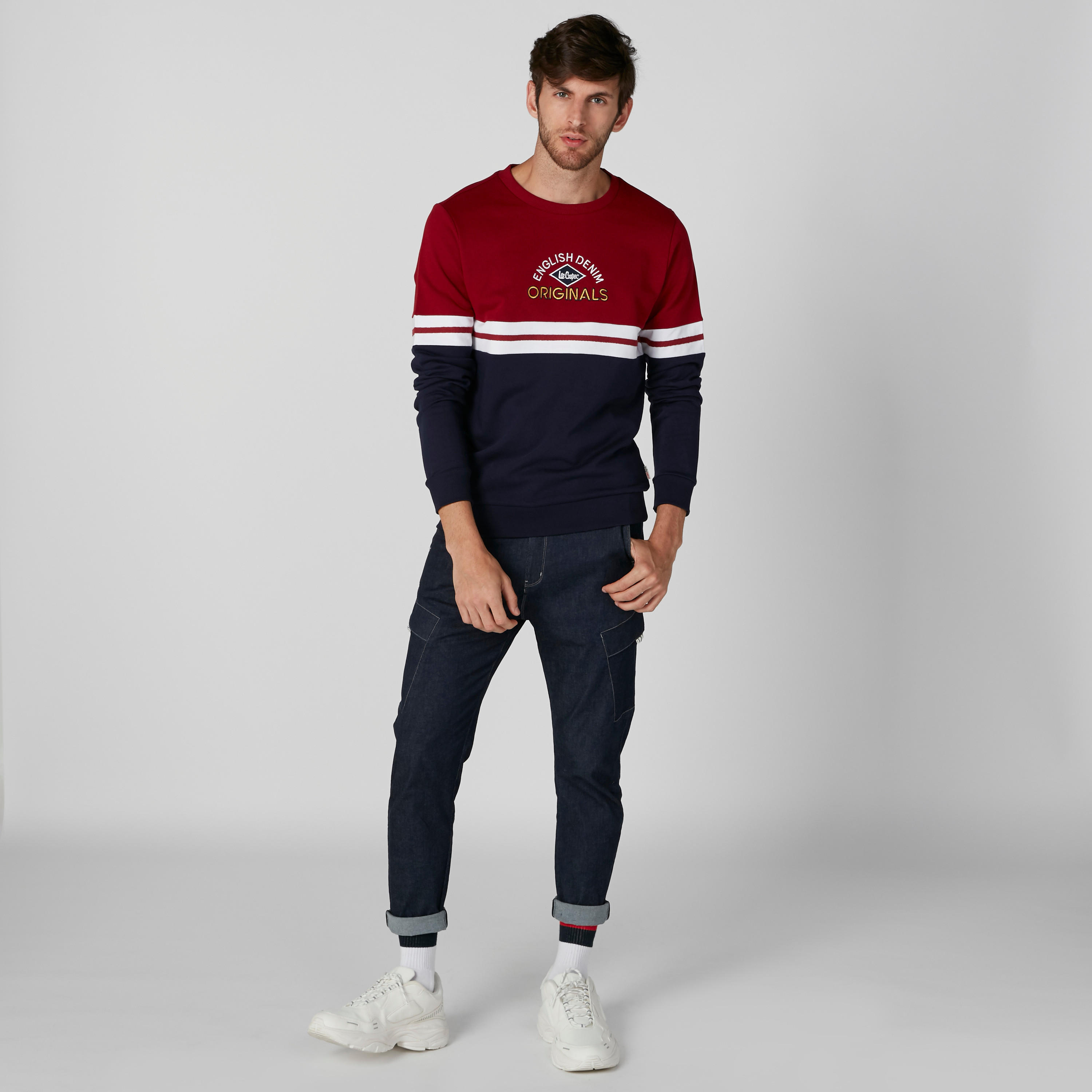 سويت شيرت مطرّز من لي كوبر-men-winterwear-hoodiesandsweatshirts-image-4