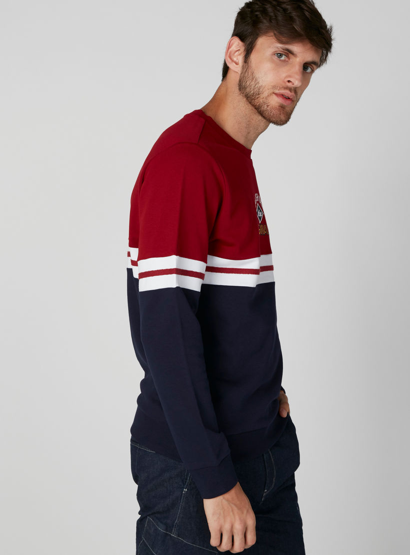 سويت شيرت مطرّز من لي كوبر-men-winterwear-hoodiesandsweatshirts-image-1