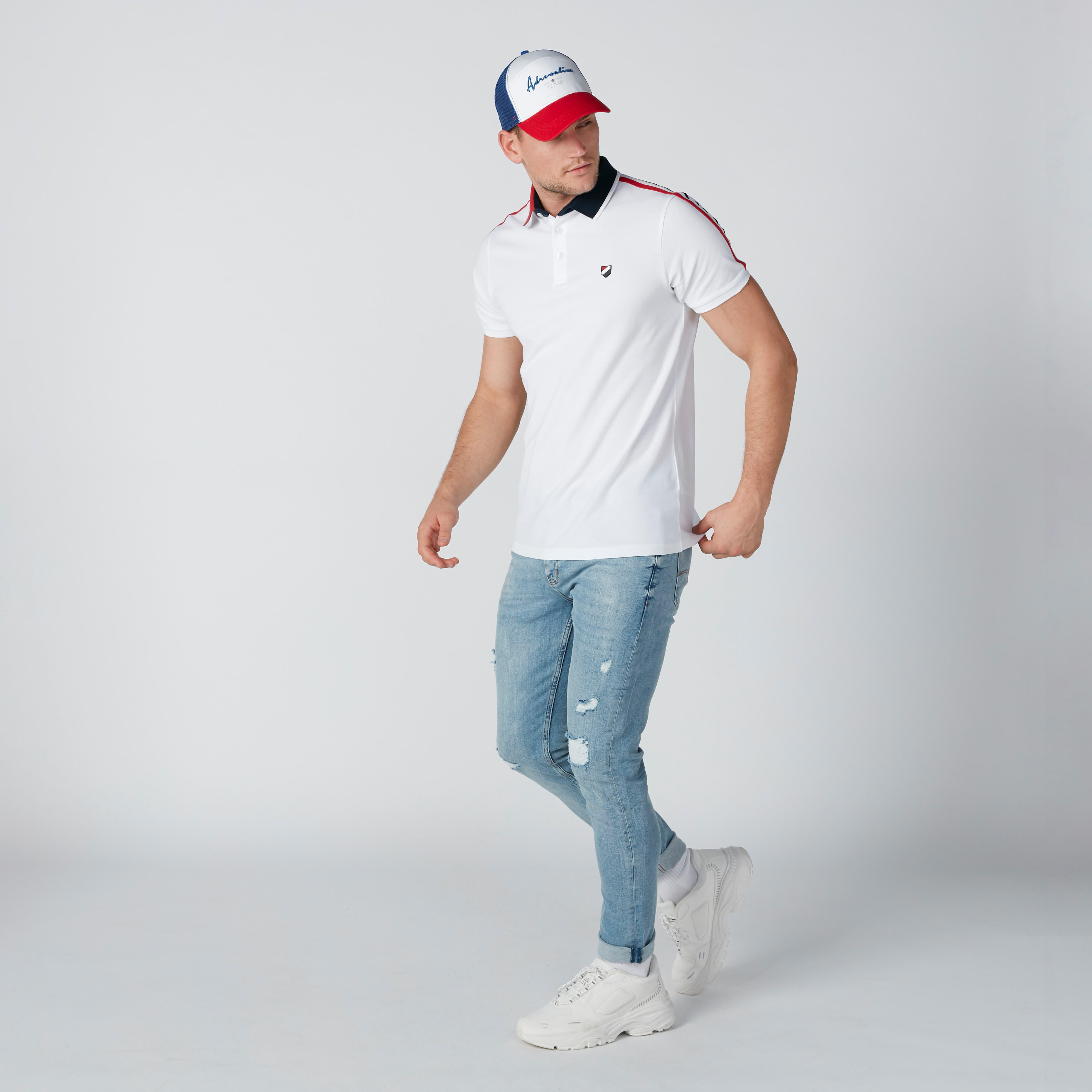 بنطال جينز بتصميم ممزّق وزر إغلاق وجيوب من لي كوبر-men-clothing-bottoms-jeans-image-1