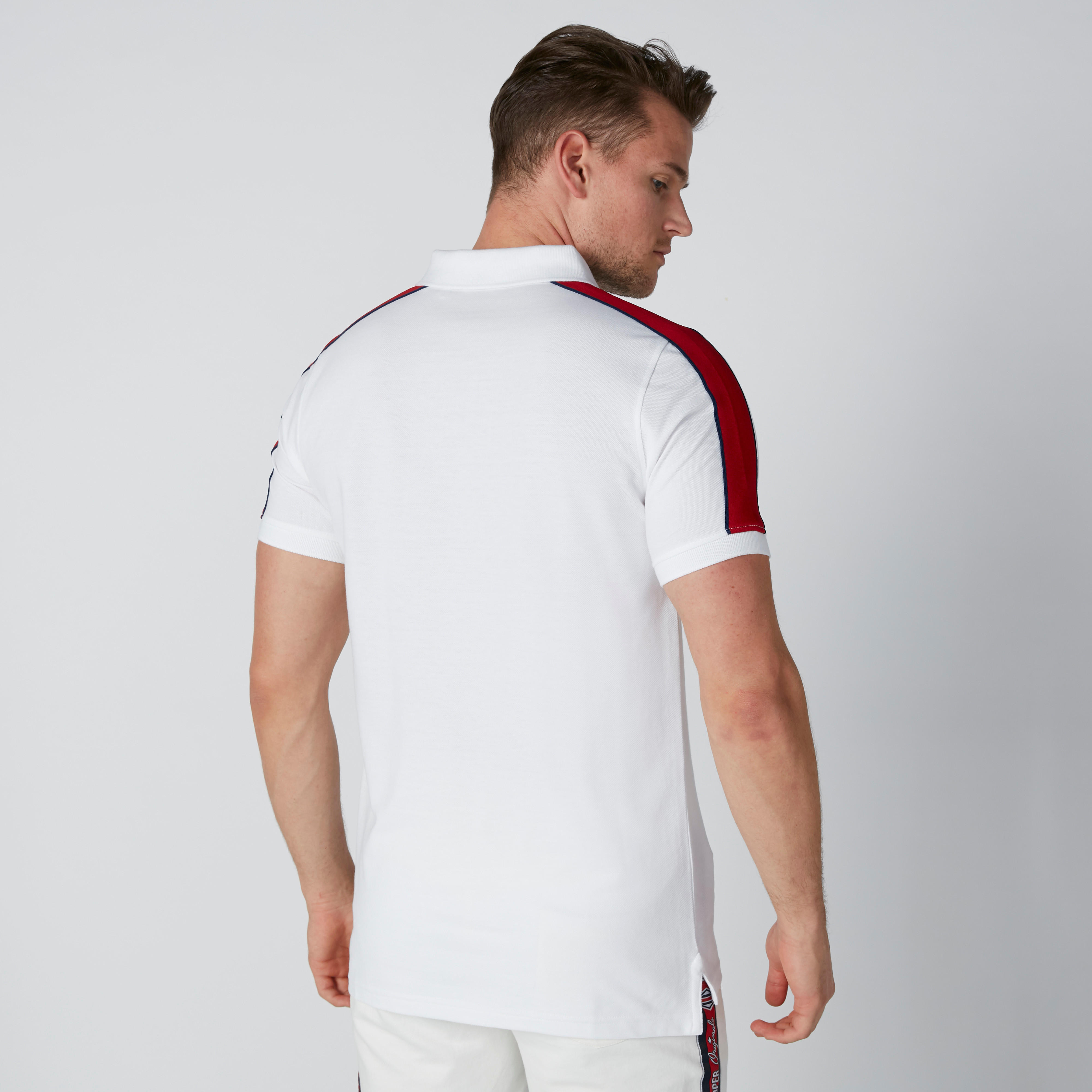تيشيرت بياقة بولو وأكمام قصيرة من لي كوبر-men-clothing-tshirtsandpolos-polos-image-4