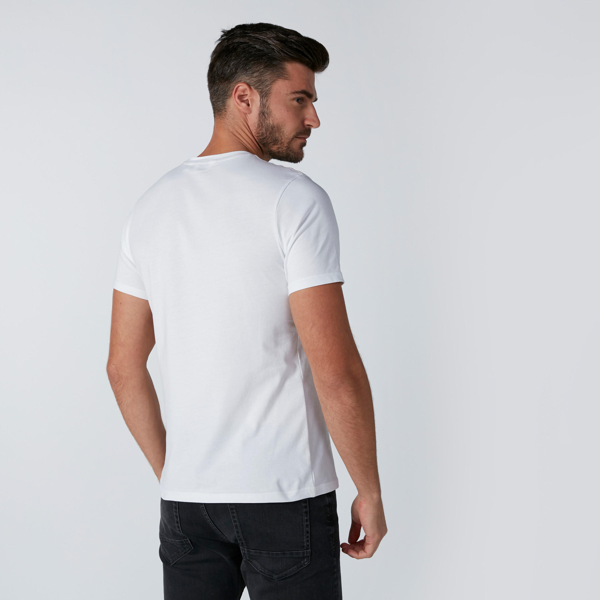 Lee Cooper Embroidered T-Shirt with Short Sleeves-men-clothing-tshirtsandpolos-tshirts-image-2