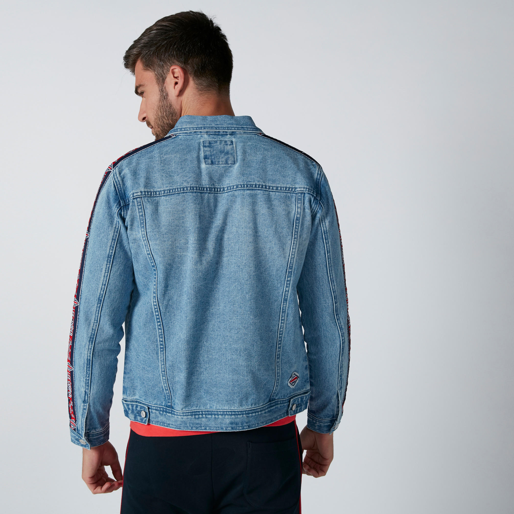 جاكيت دينم بأكمام طويلة من لي كوبر-men-clothing-jacketsandblazers-jackets-image-2