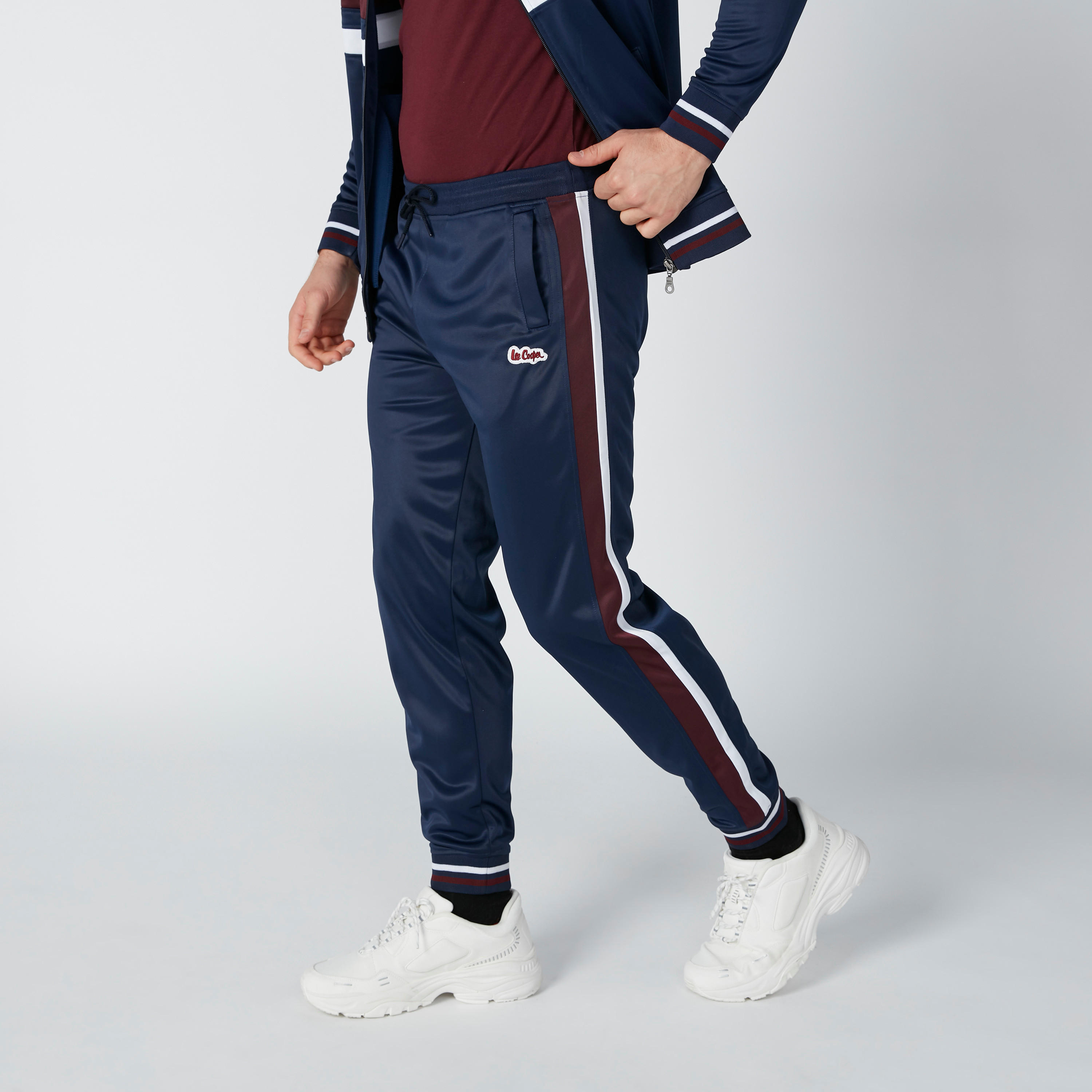 بنطال رياضي بجيوب وشريطة من لي كوبر-men-clothing-bottoms-joggers-image-3
