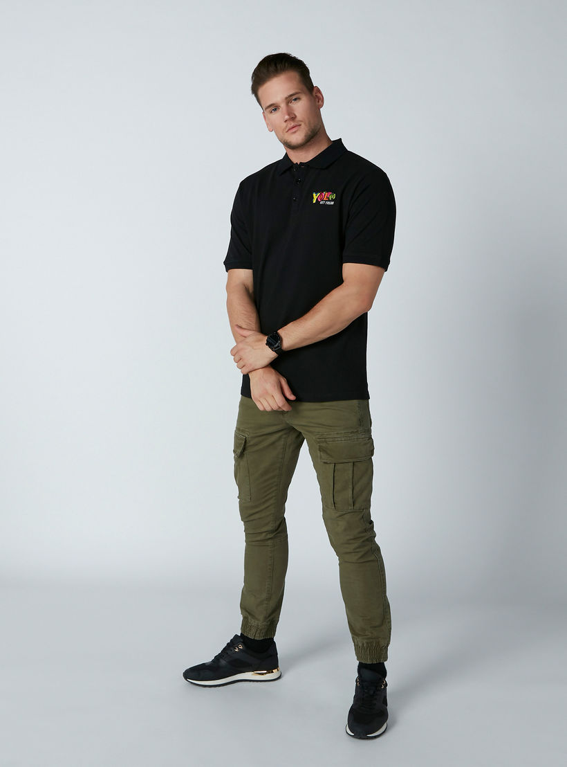 بنطال كارجو بجيوب وعروات حزام من لي كوبر-men-clothing-bottoms-trousersandchinos-trousers-image-2